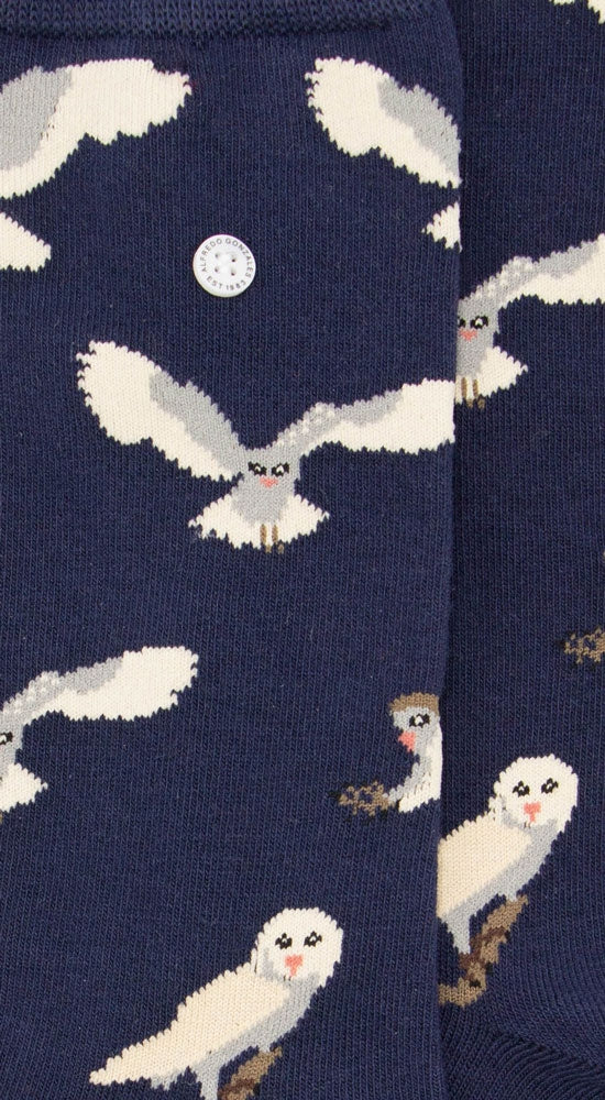 Owls Sock AG-SK-OWL-01 109 Navy - Image 2