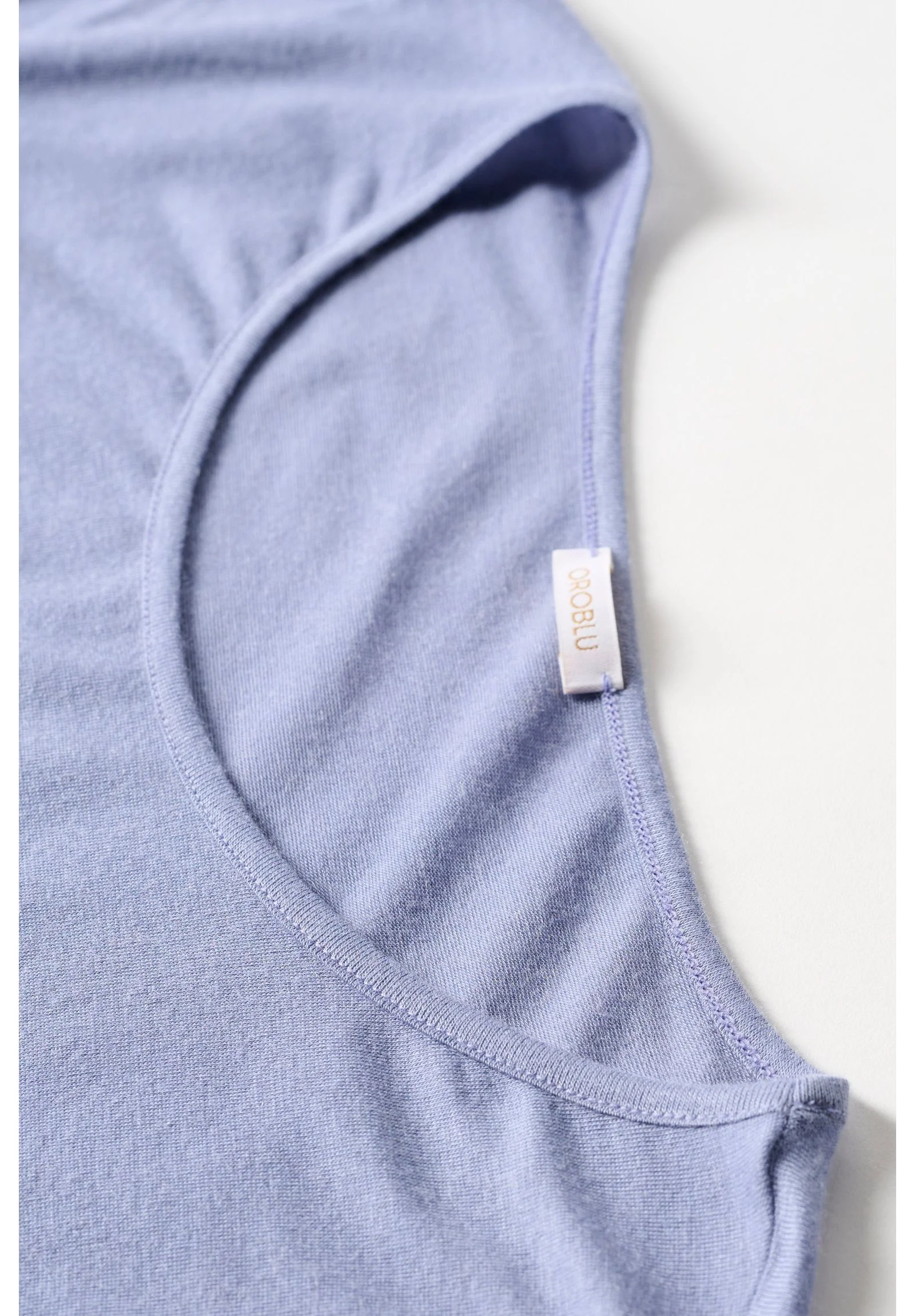 Perfect Line Cashmere - T-Shirt Lon VOBT67055 51550 Sugar Paper - Image 3