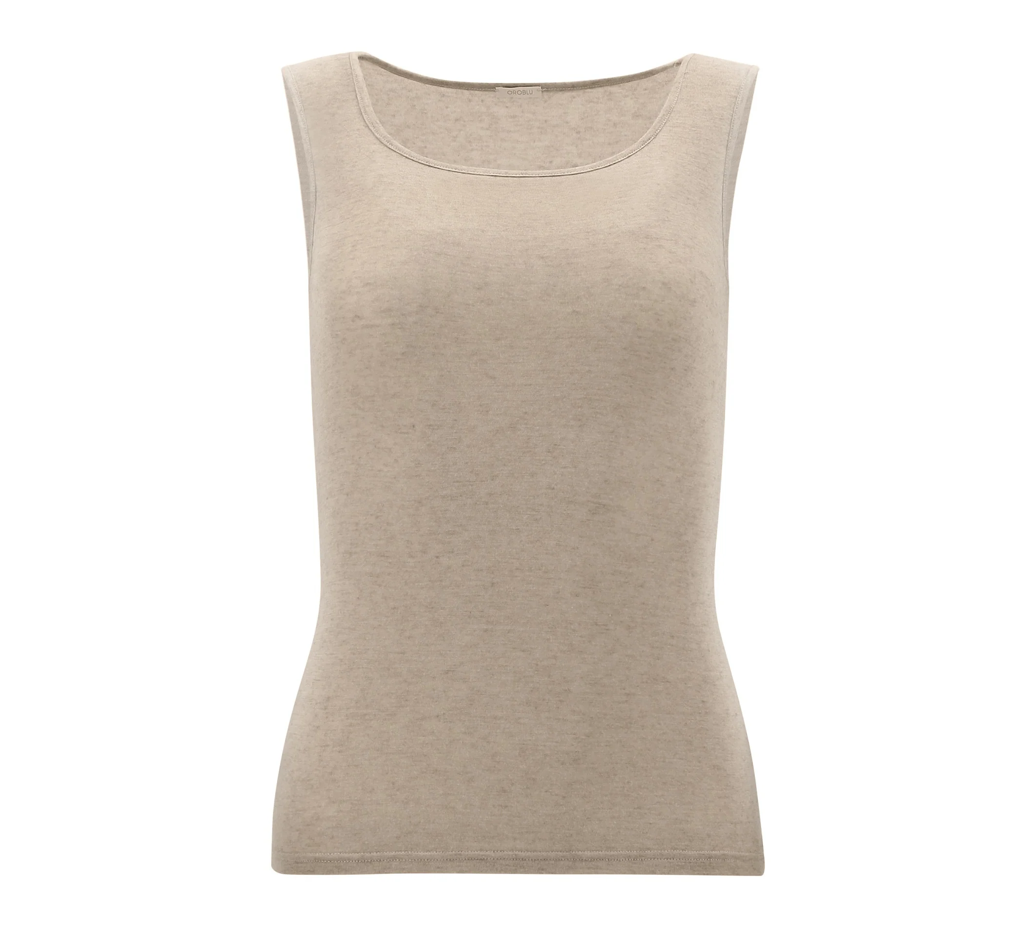 Perfect Line Cashmere - Tank Top VOBT67054 1600 Beige - Image 3