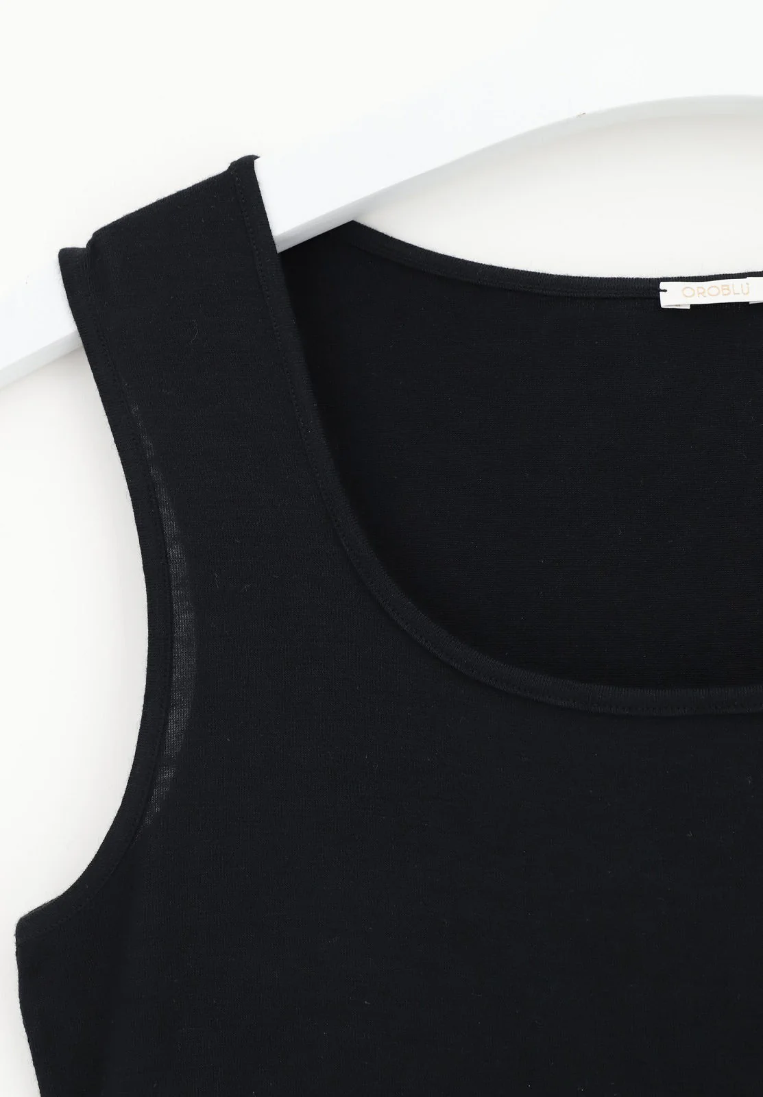 Perfect Line Cashmere - Tank Top VOBT67054 9999 Black - Image 4