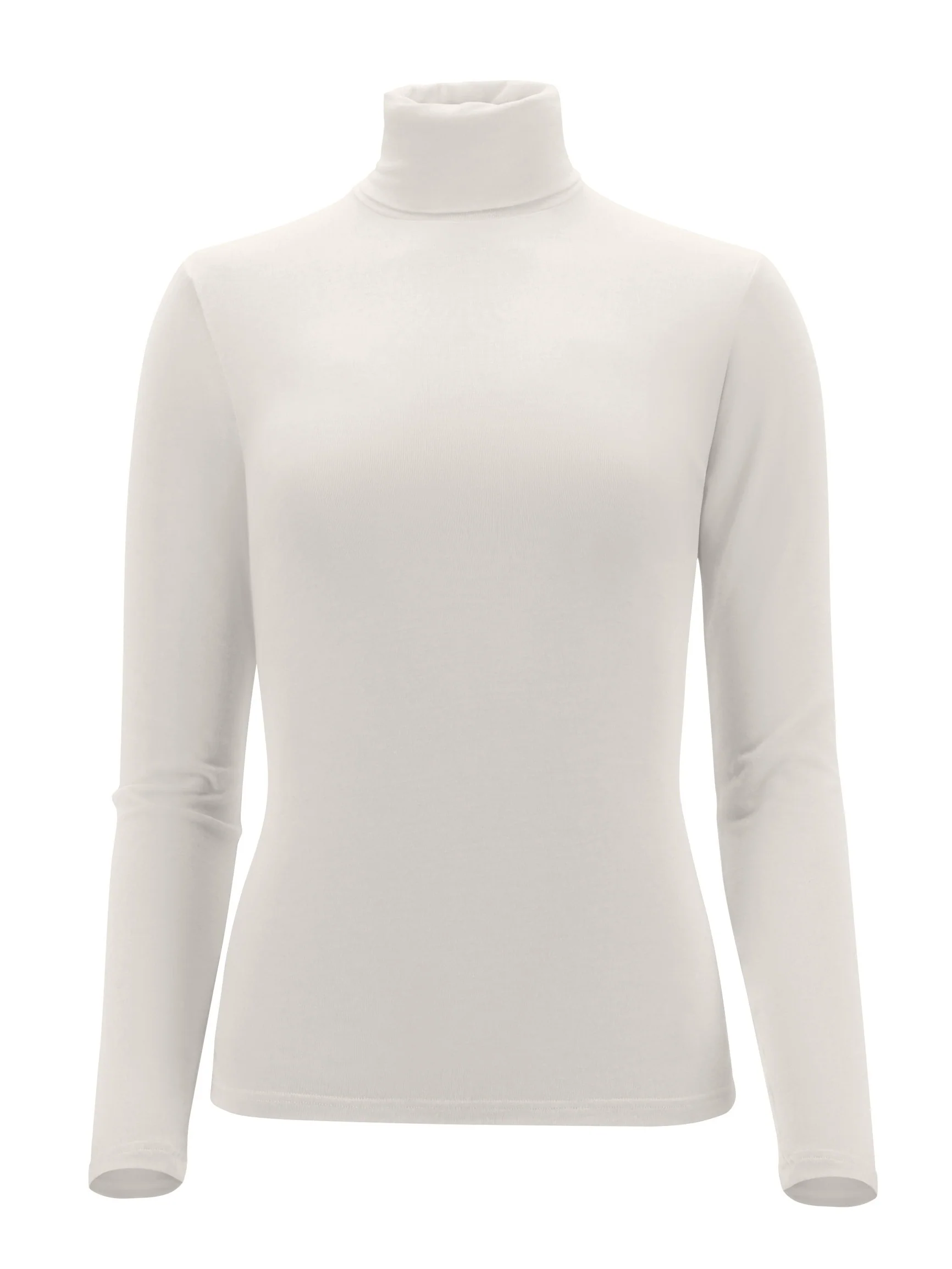 Perfect Line Cashmere - Turtle Neck VOBT67057 1502 Ivory Ivory