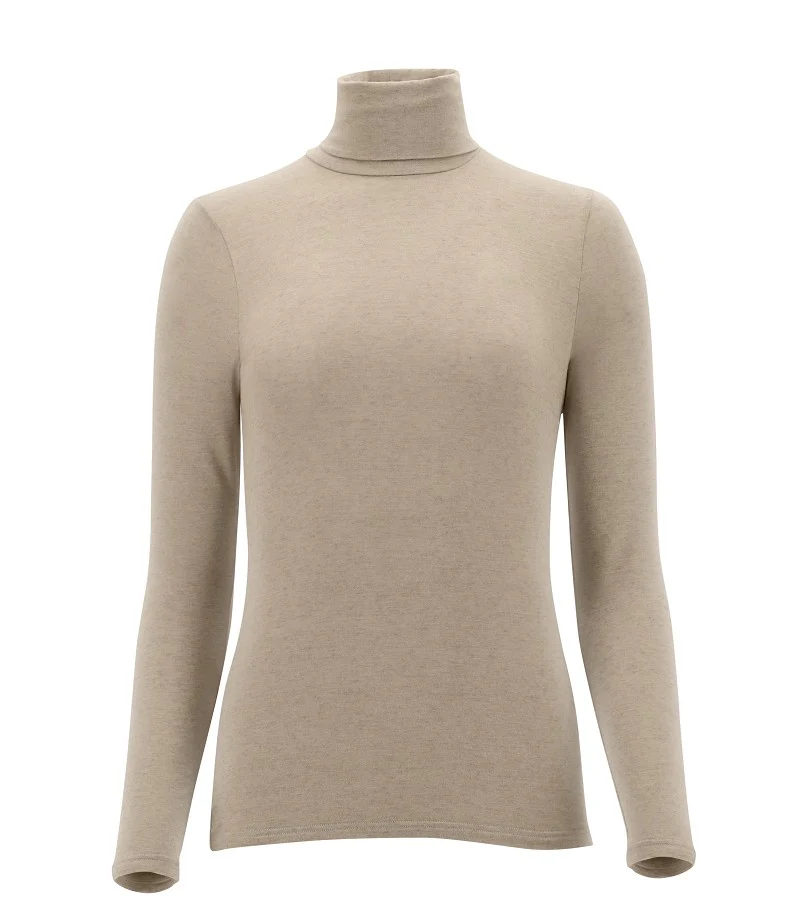 Perfect Line Cashmere - Turtle Neck VOBT67057 1600 Beige