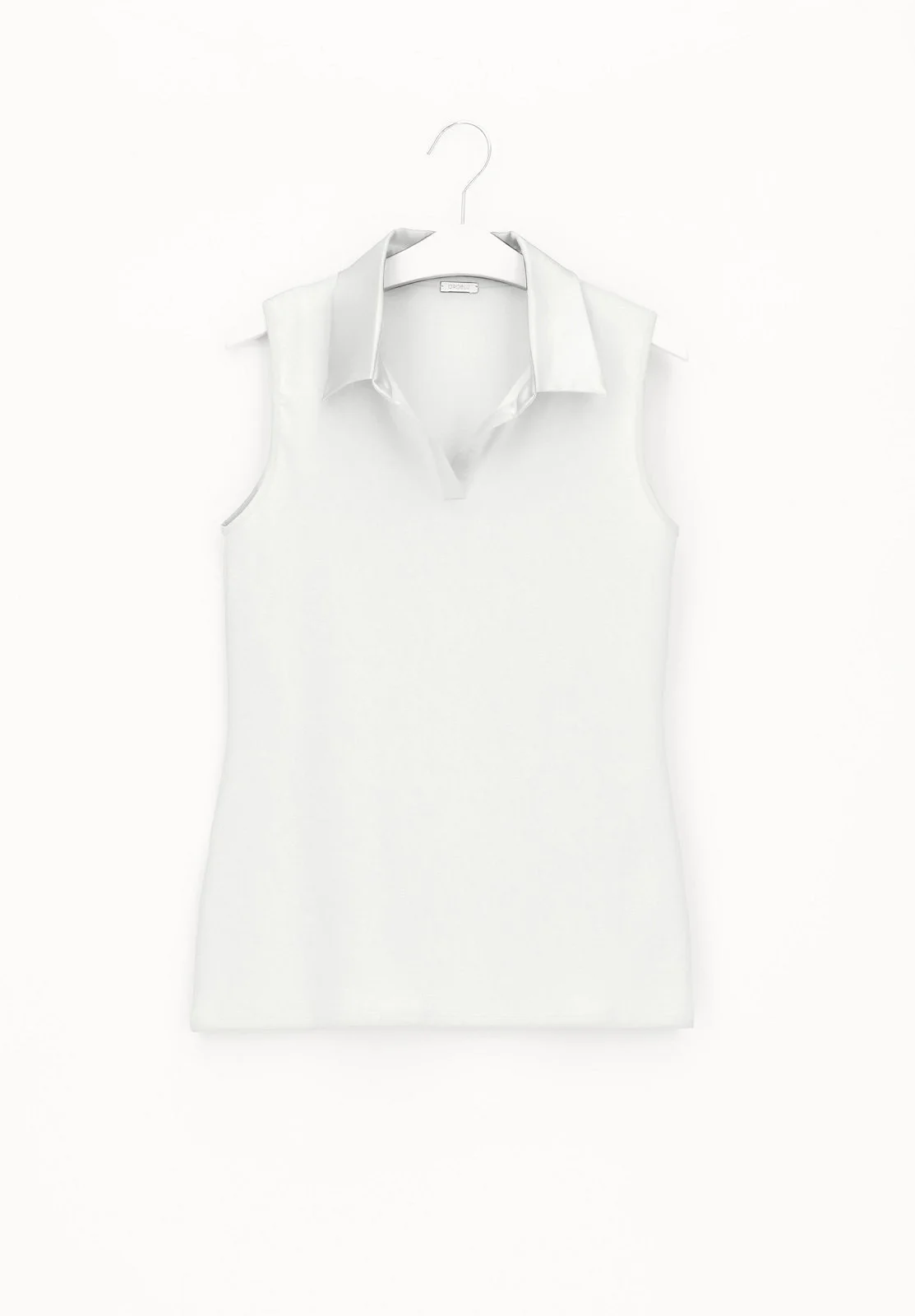 Perfect Line Cotton American Polo VOBT67383 1000 White - Image 2