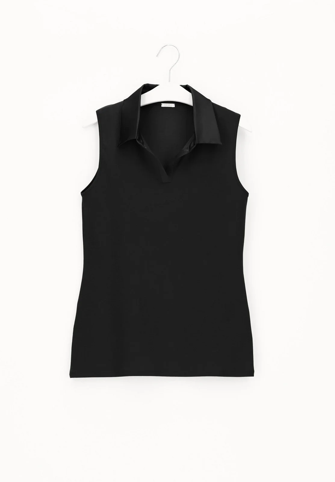 Perfect Line Cotton American Polo VOBT67383 9999 Black - Image 2