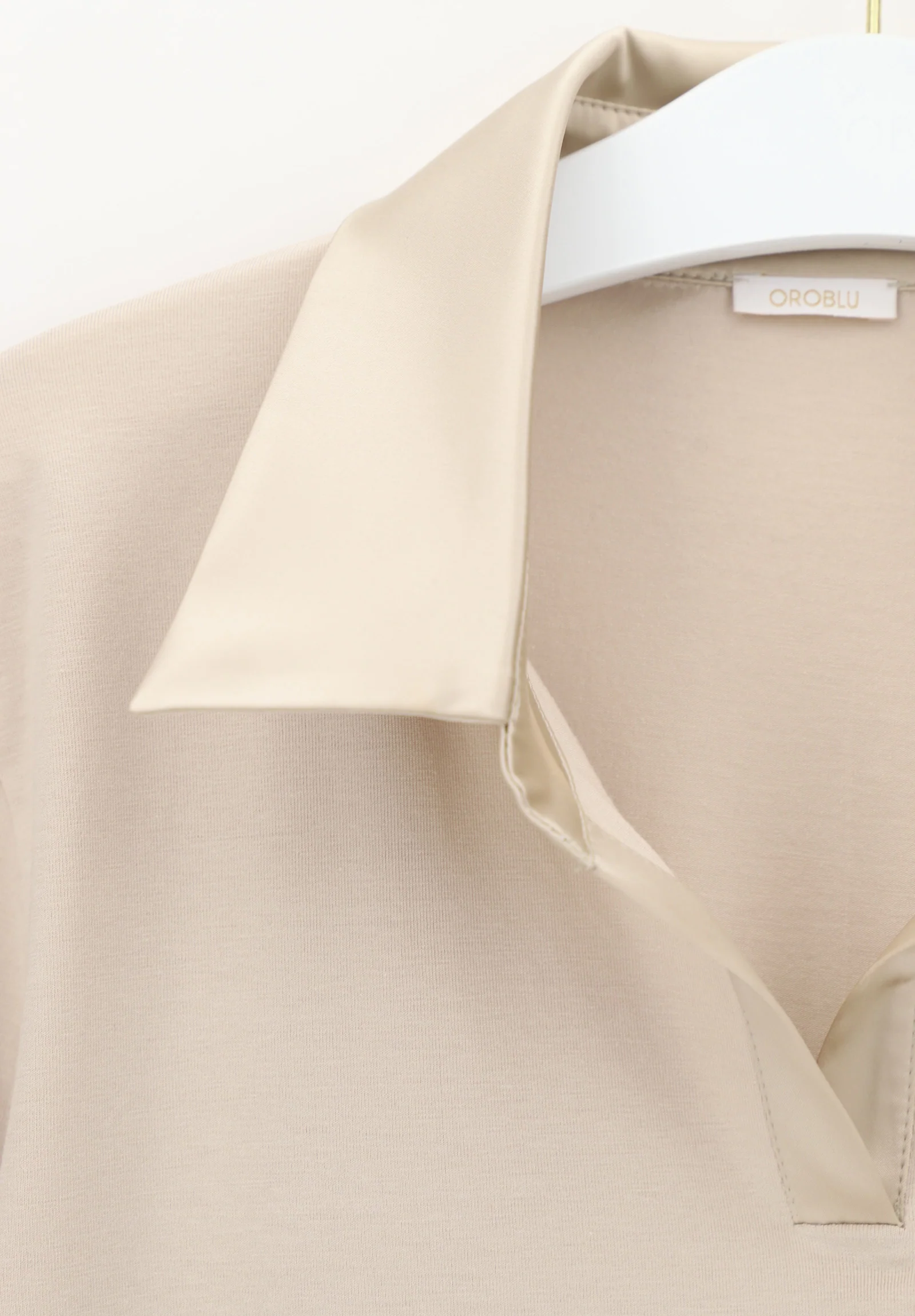 Perfect Line Cotton - Polo Shirt Lo VOBT01677 2080 Sand - Image 2