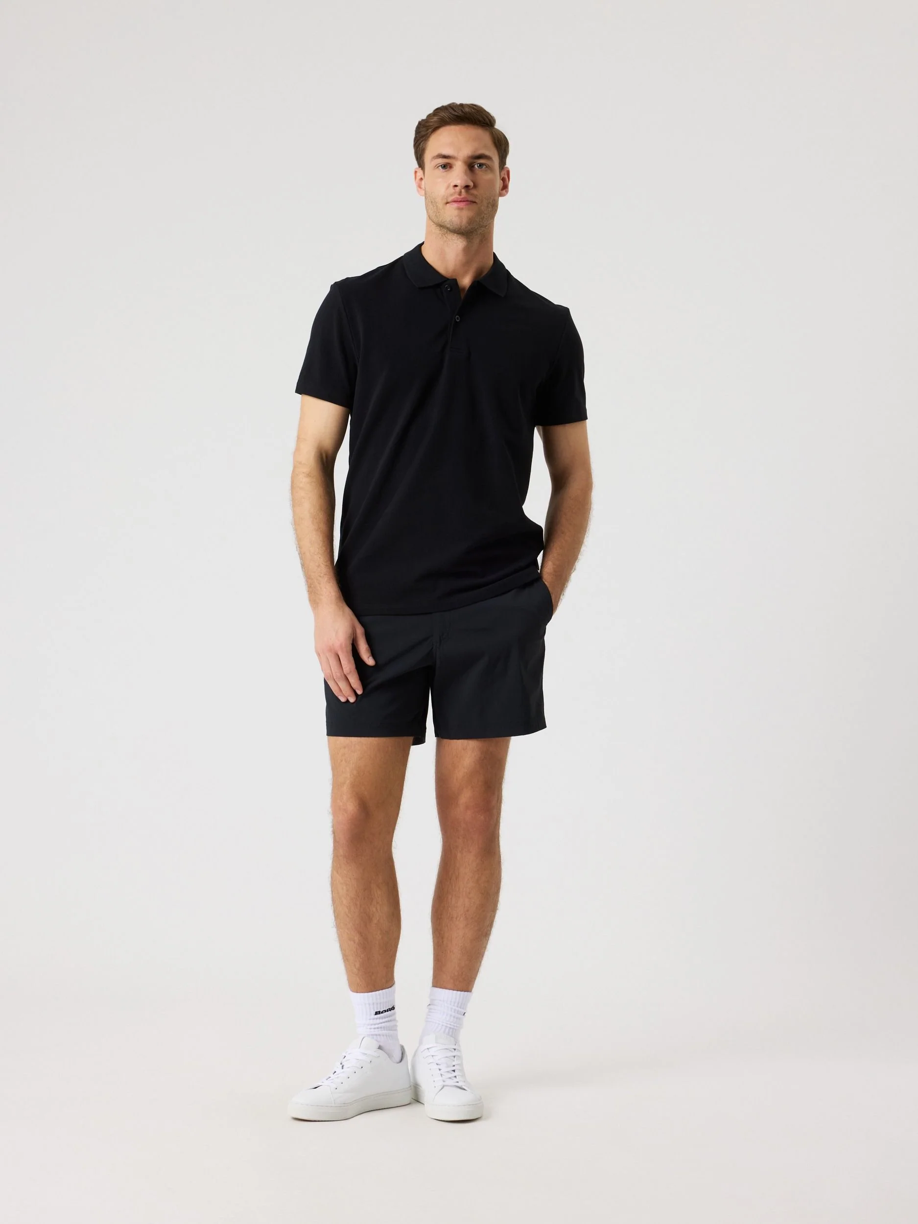 Polo Shirt 10005799 BK001 Black - Image 3
