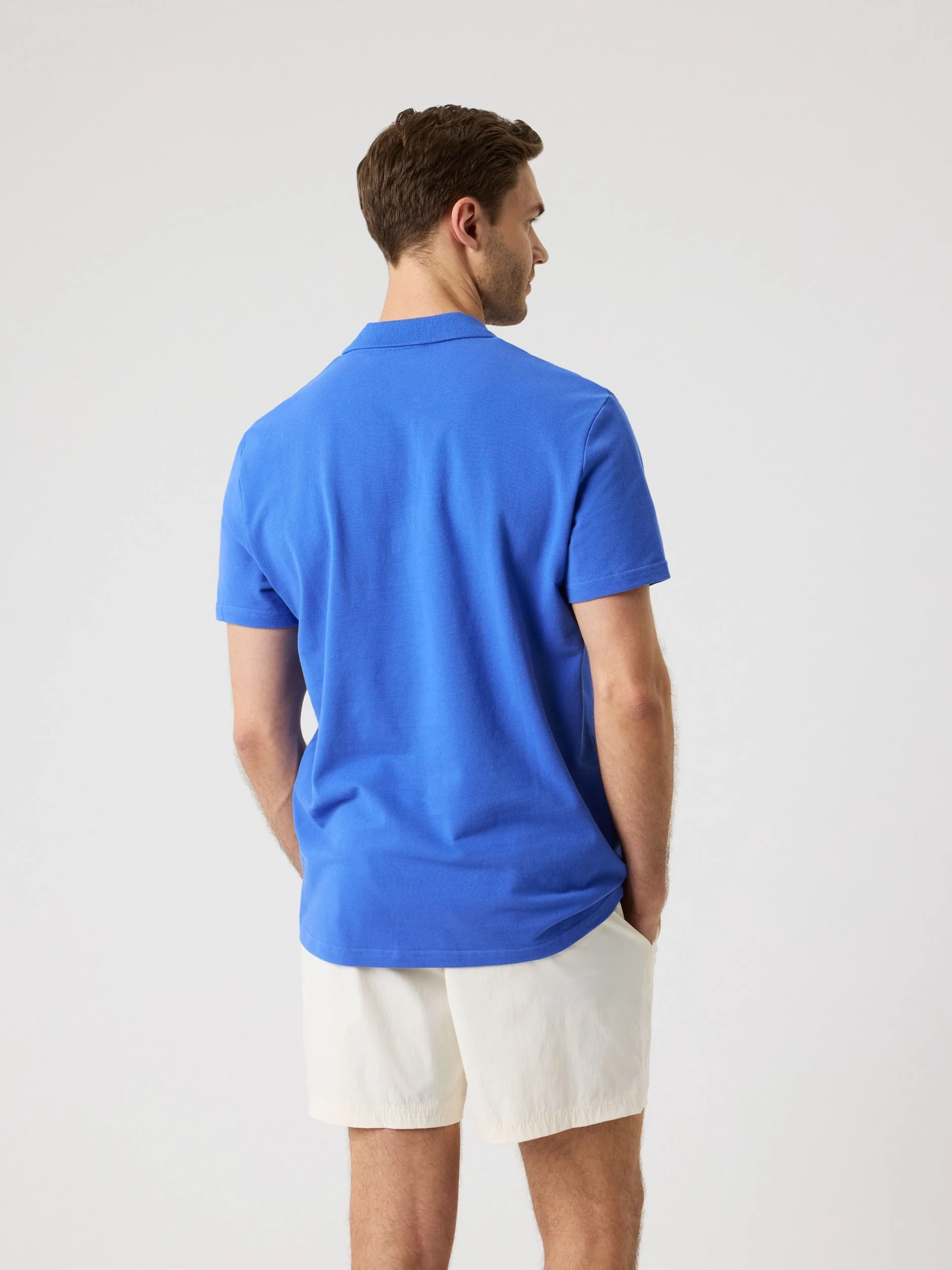 Polo Shirt 10005799 BL130 Blue - Image 2