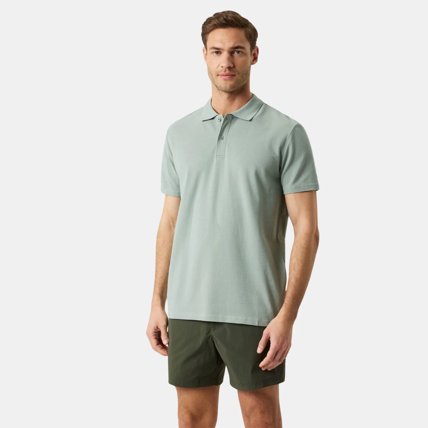 Polo Shirt 10005799 GY024 Slate Gray