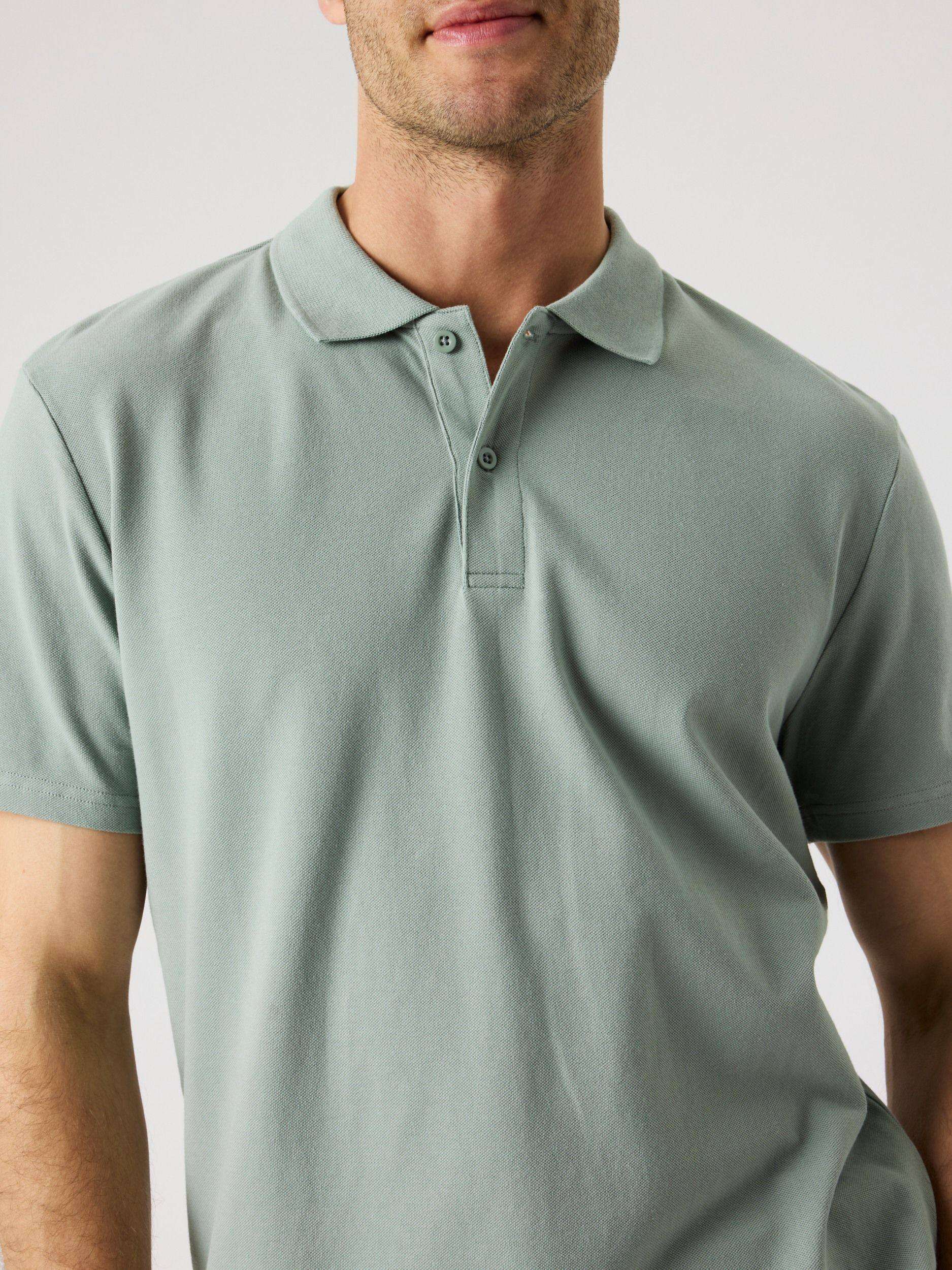 Polo Shirt 10005799 GY024 Slate Gray - Image 5