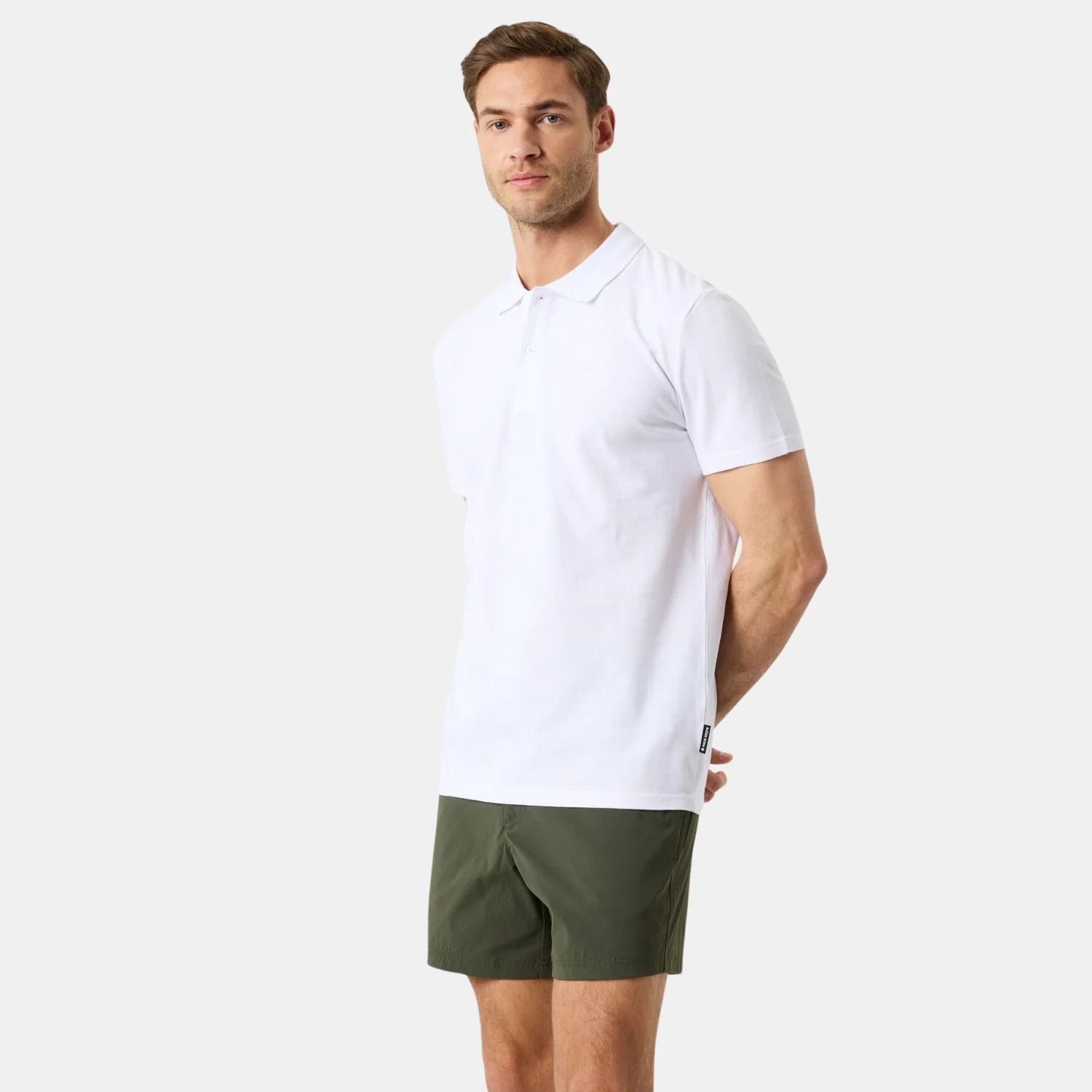 Polo Shirt 10005799 WE001 White
