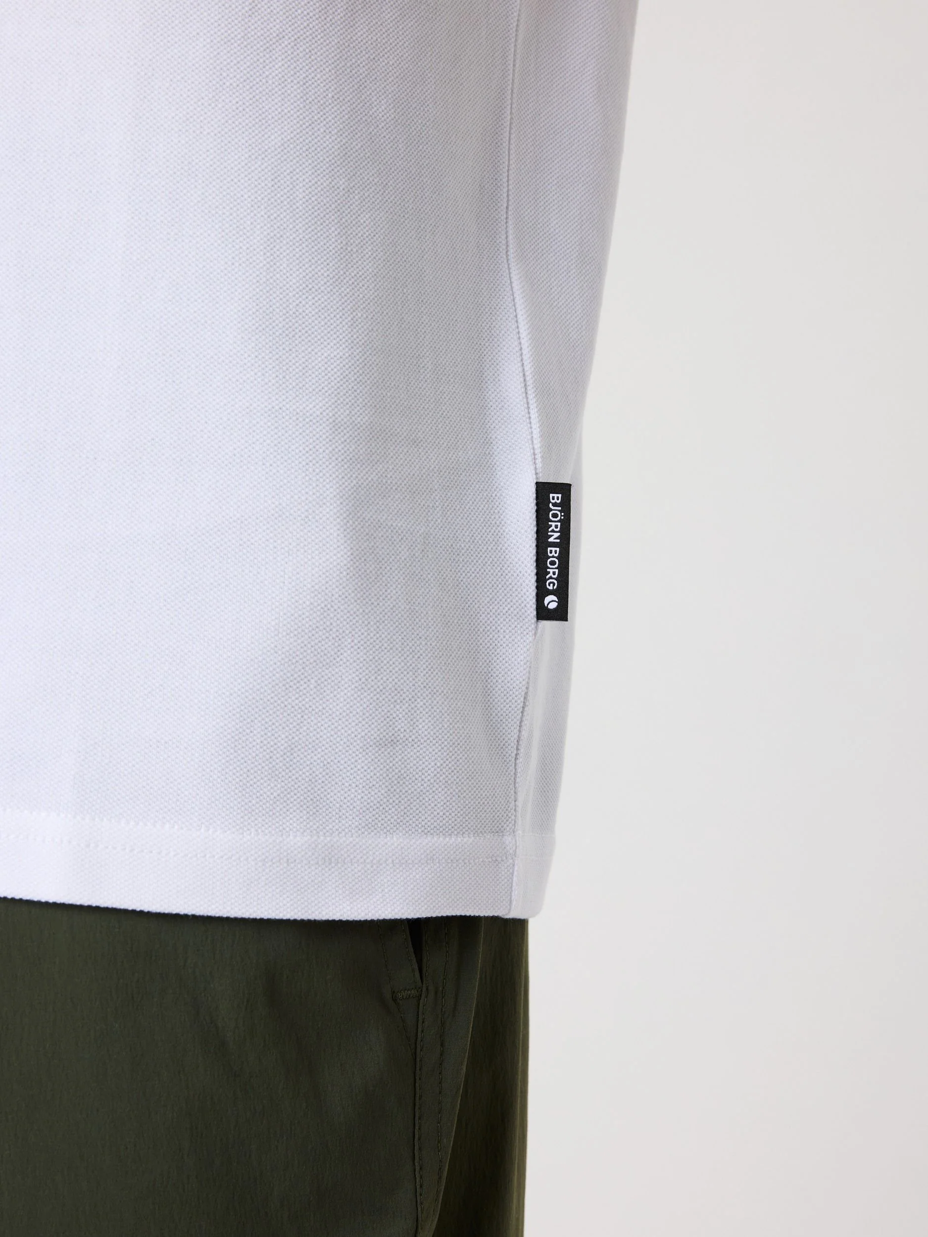 Polo Shirt 10005799 WE001 White - Image 4