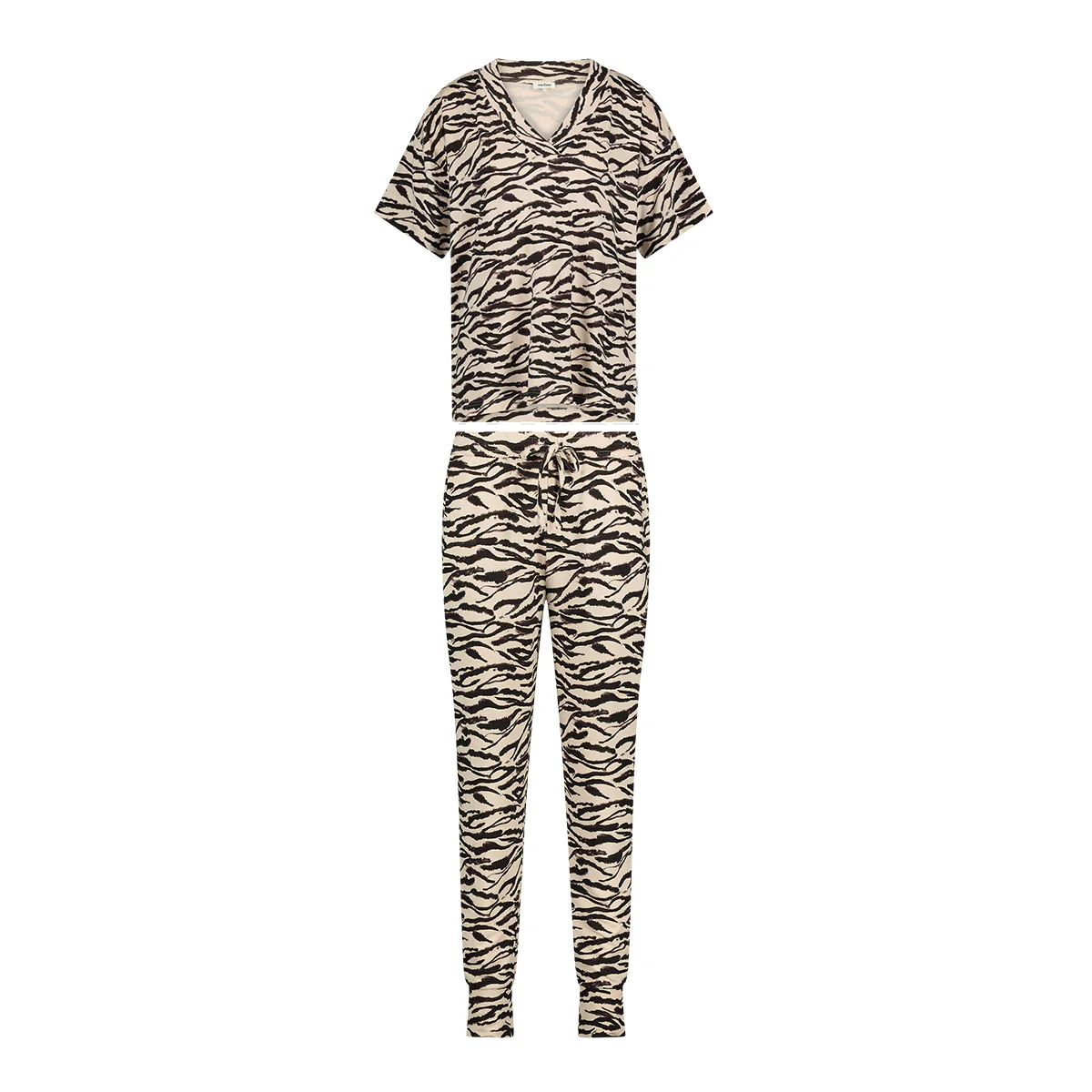 Pyjama Set Short Sleeve 60462 5202 zebra mauve