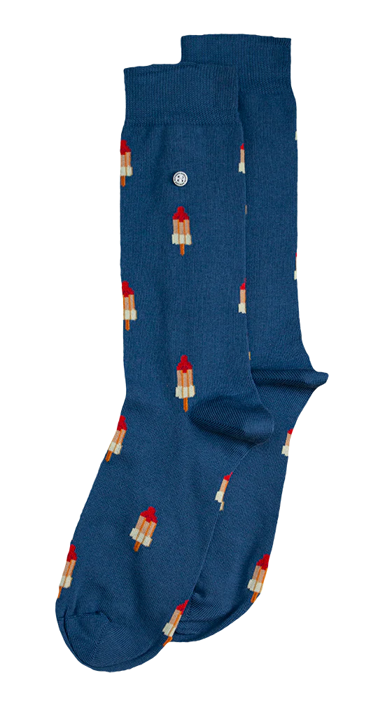 Raketjes Sock AG-SK-RAK-01 113 Light Blue