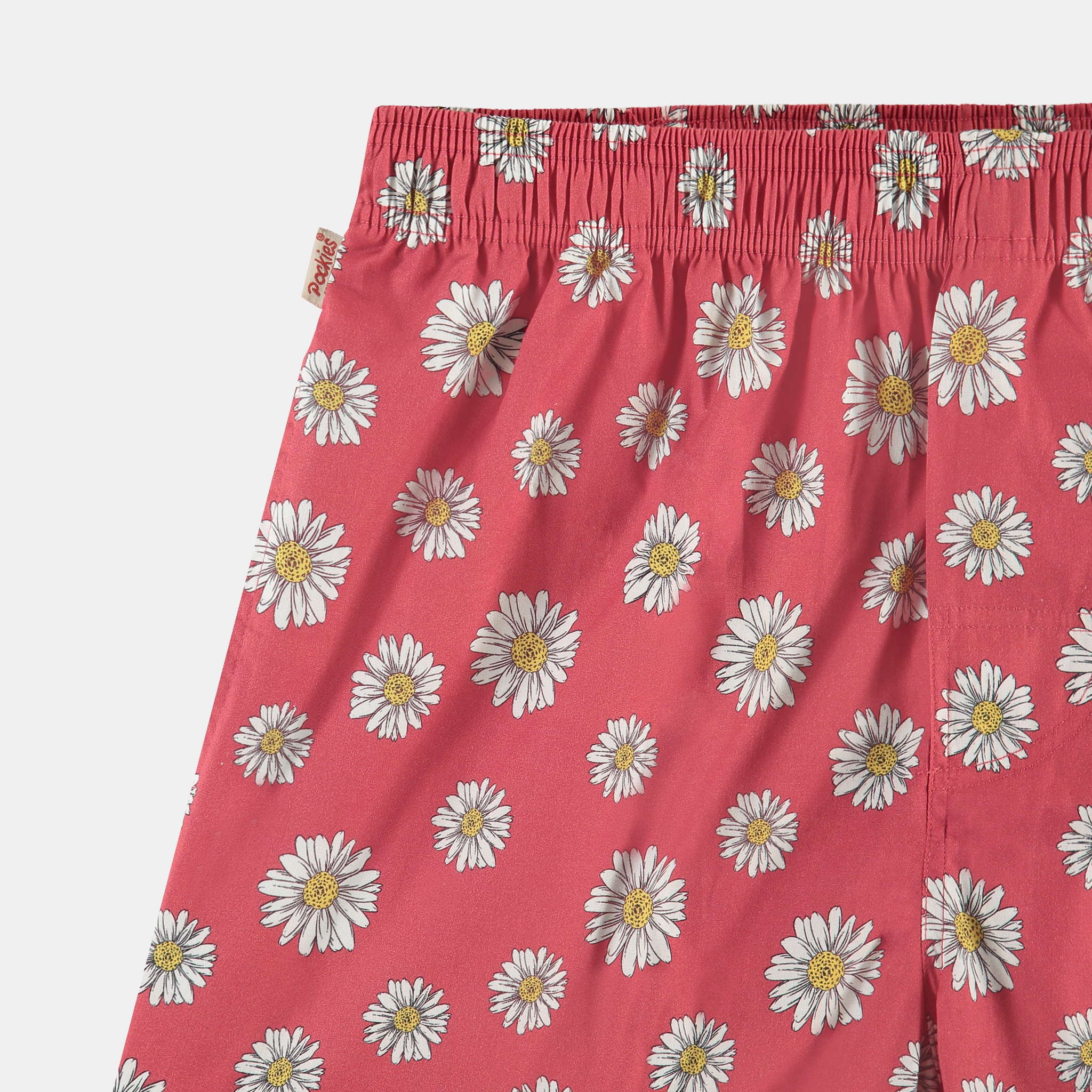 Red Flowers Boxershort RDFL 600 Red - Image 3