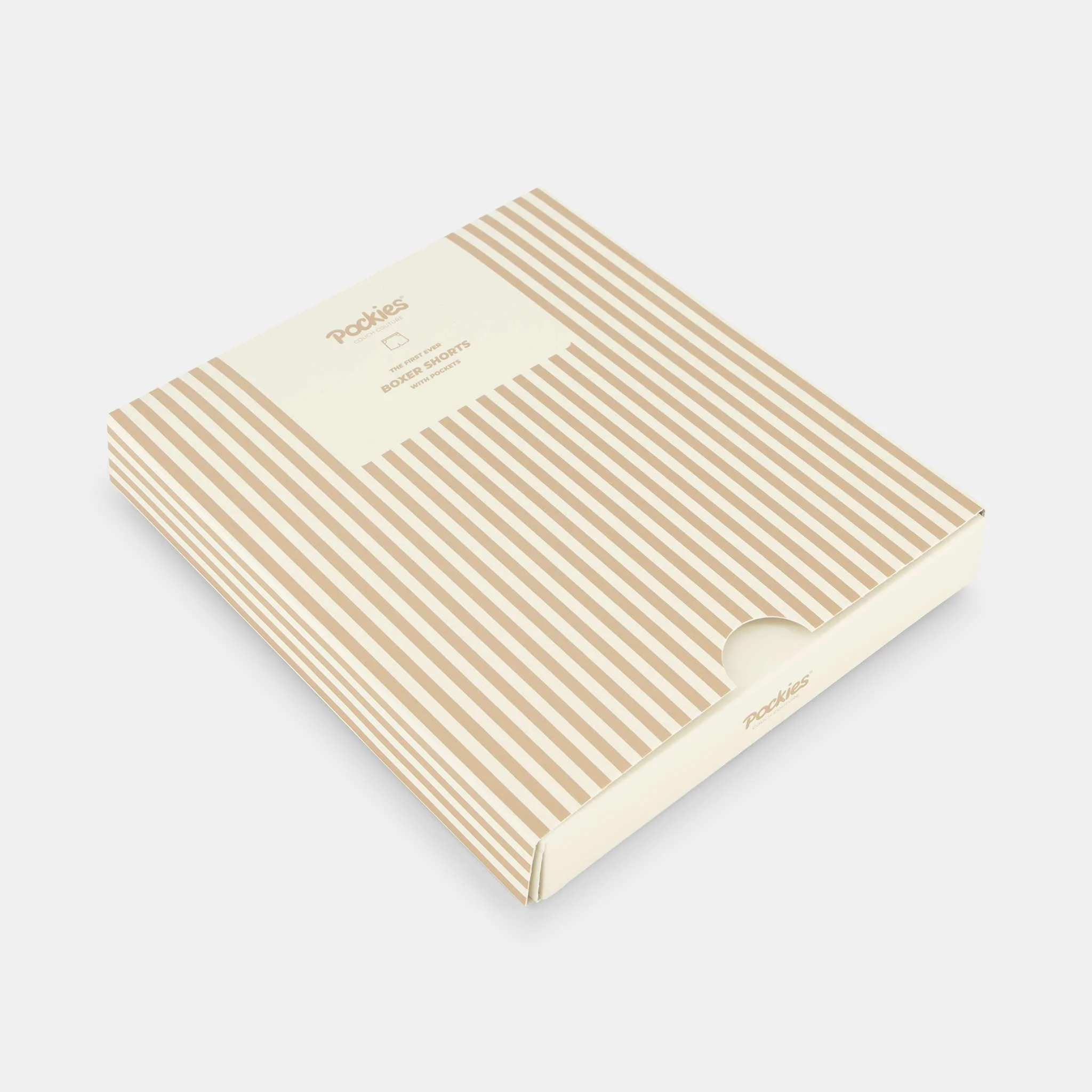 Sand Striped Boxershort SAST 250 Beige - Image 2