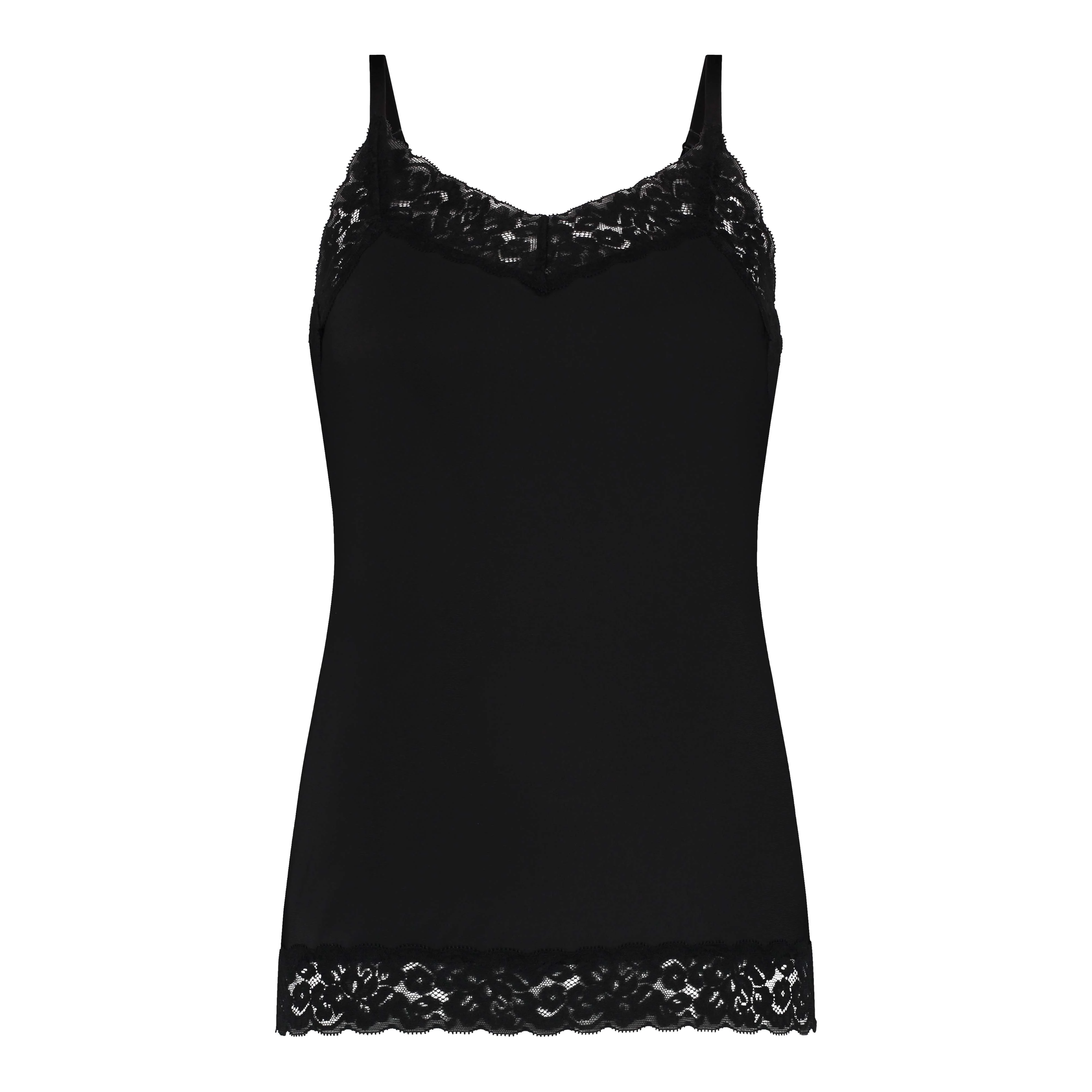 Secrets Spaghetti Top Lace 31912 090 Black