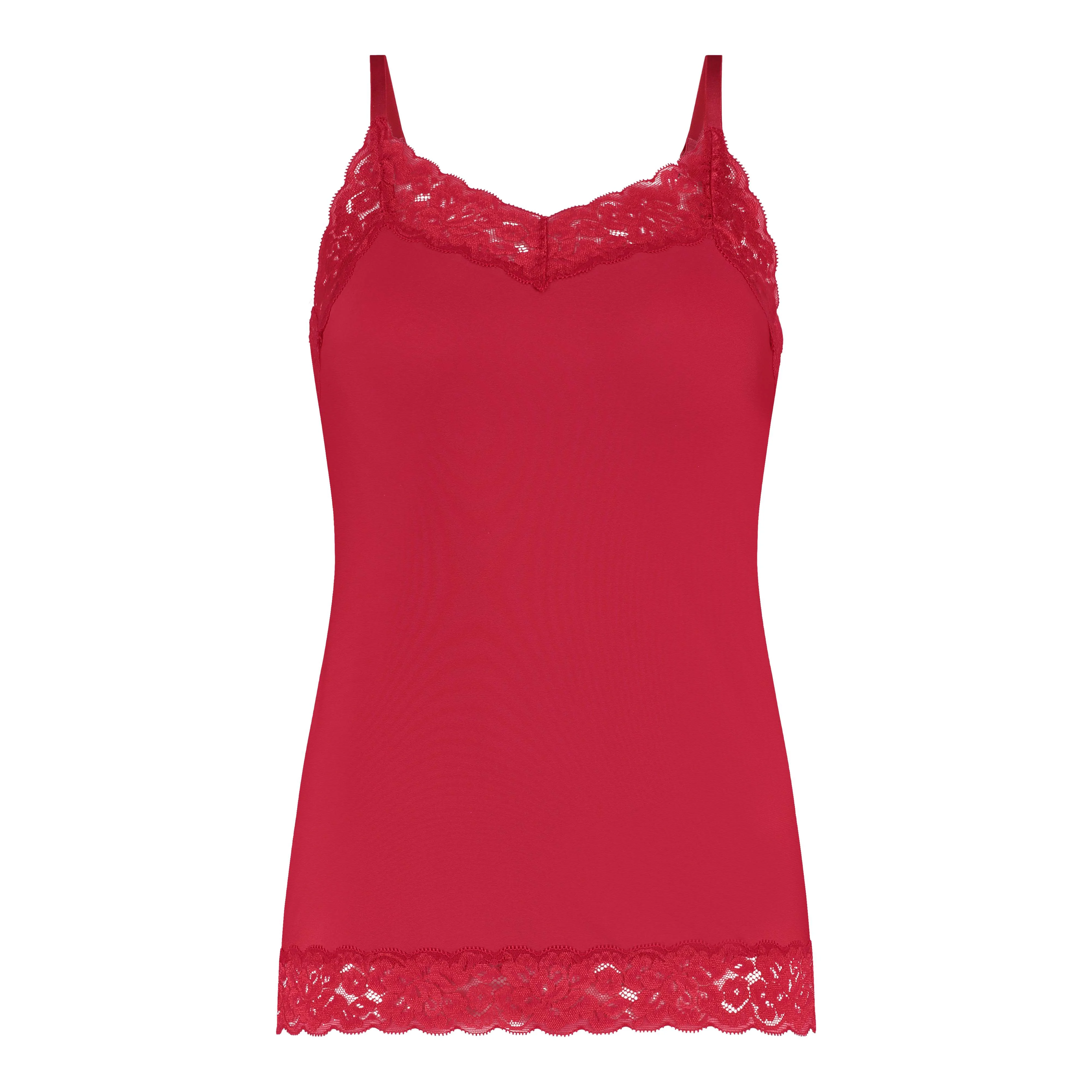 Secrets Spaghetti Top Lace 31912 634 Red