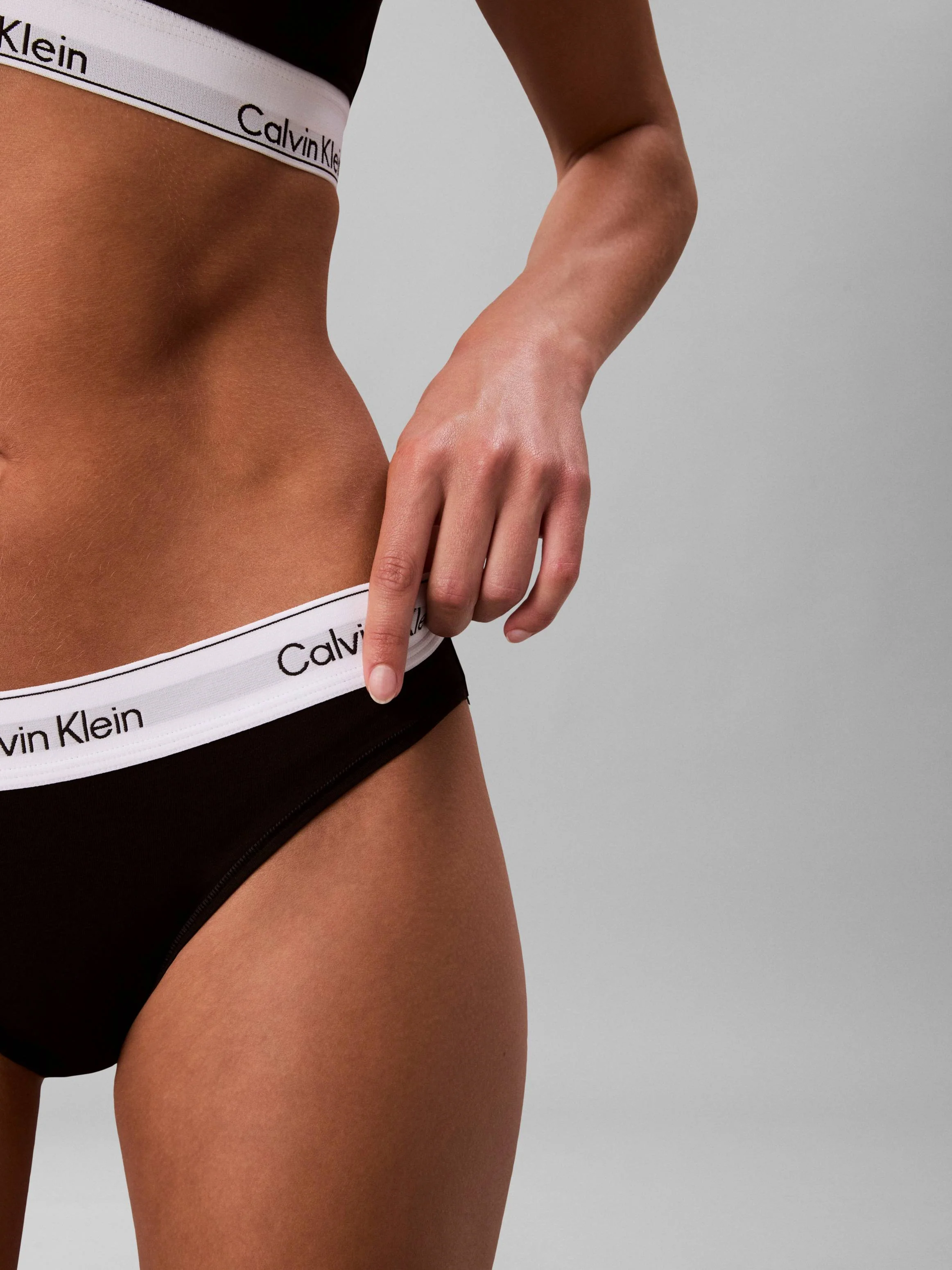 Slip - Icon Cotton Modal  LV00QF8520 UB1 Black - Image 3
