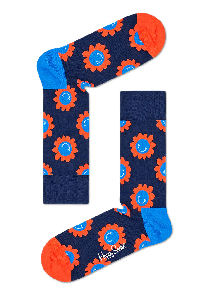 Smiley Flower Sock SMF01 9000 9000