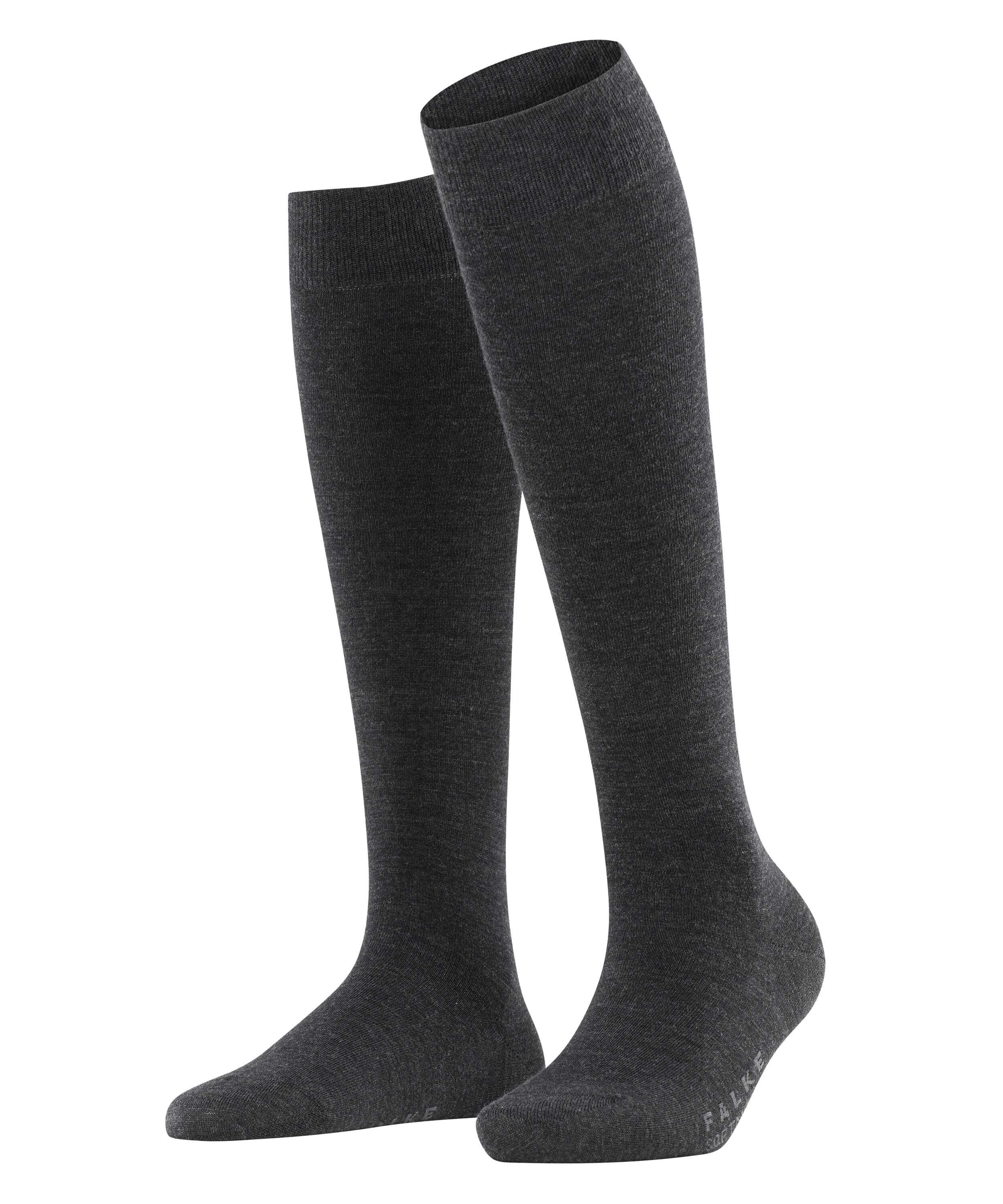 Softmerino Dames Kniekousen 47438 3089 anthra.mel