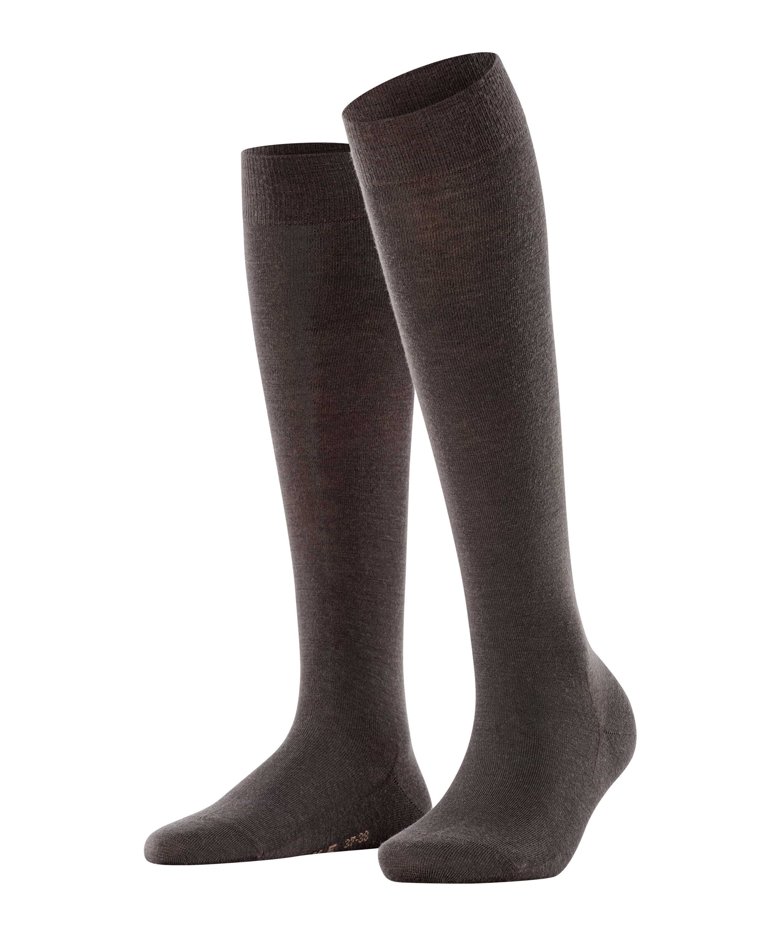 Softmerino Dames Kniekousen 47438 5239 dark brown