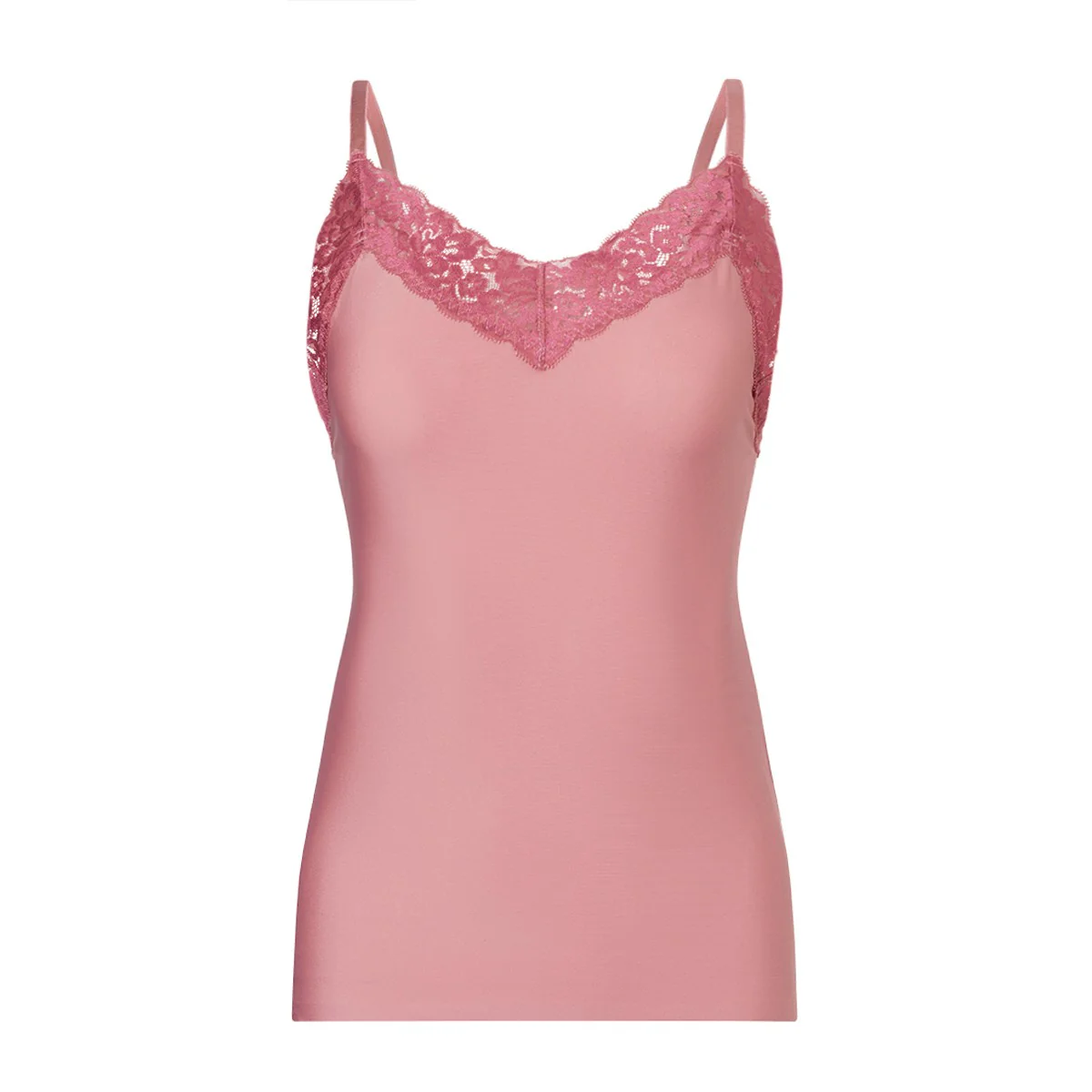 Spaghetti Top Lace 32526 6222 rose pink
