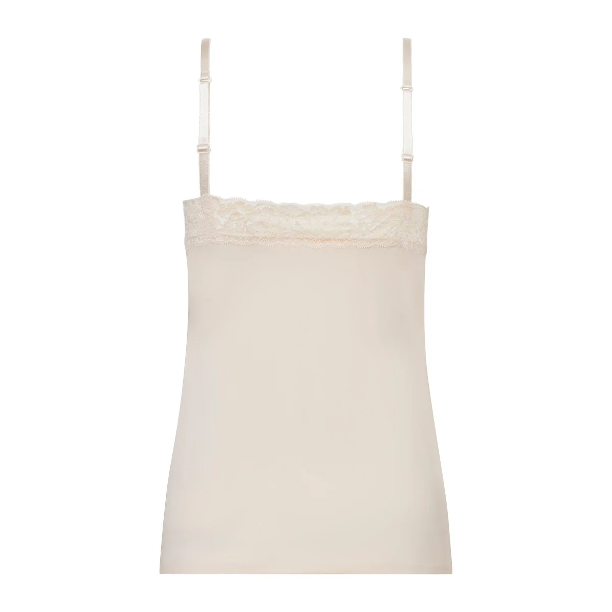 Spaghetti Top Lace 32526 6235 shiny almond - Image 2