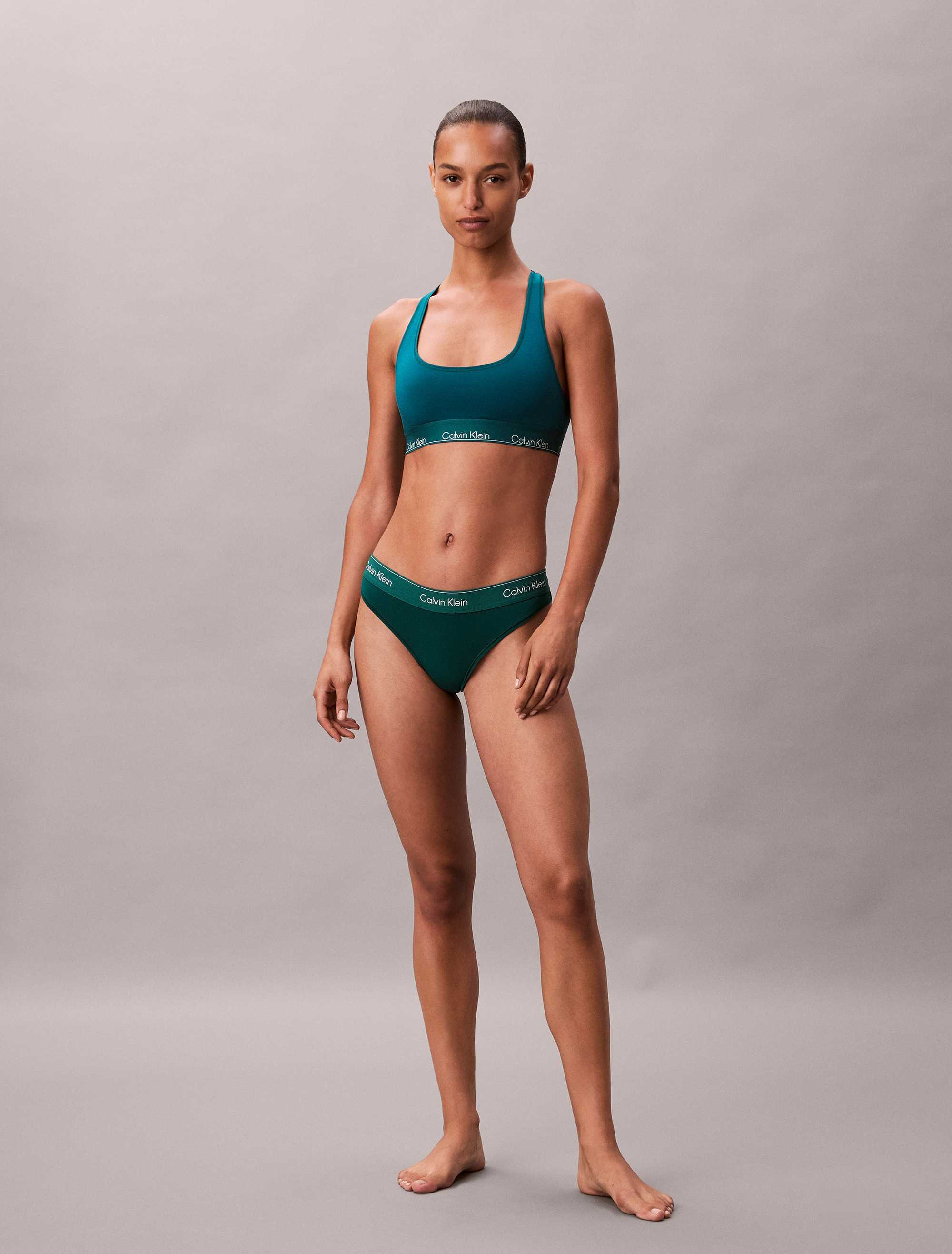 String - Icon Cotton Modal  LV00QF8518 IYE GREEN - Image 4
