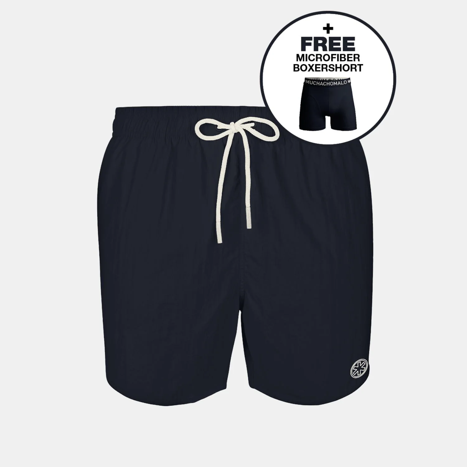 Swimshort SOLID2062 61 Donker Blauw