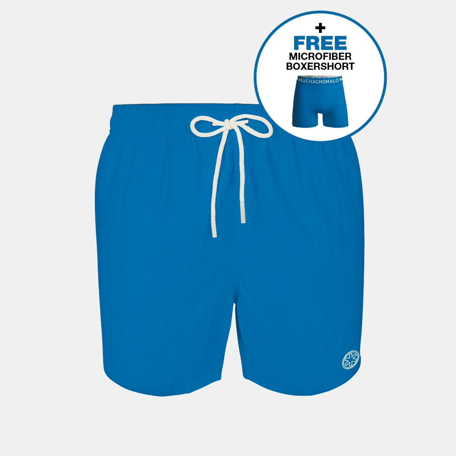 Swimshort SOLID2062 66 Neon Blauw