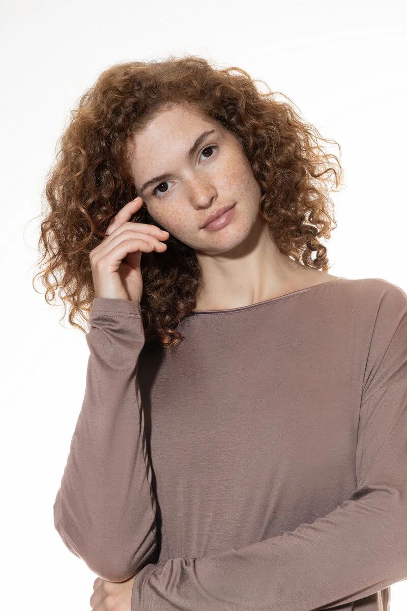 T-shirt long sleeve Pure Chic 1210017 1279 milk`n coffee - Image 8