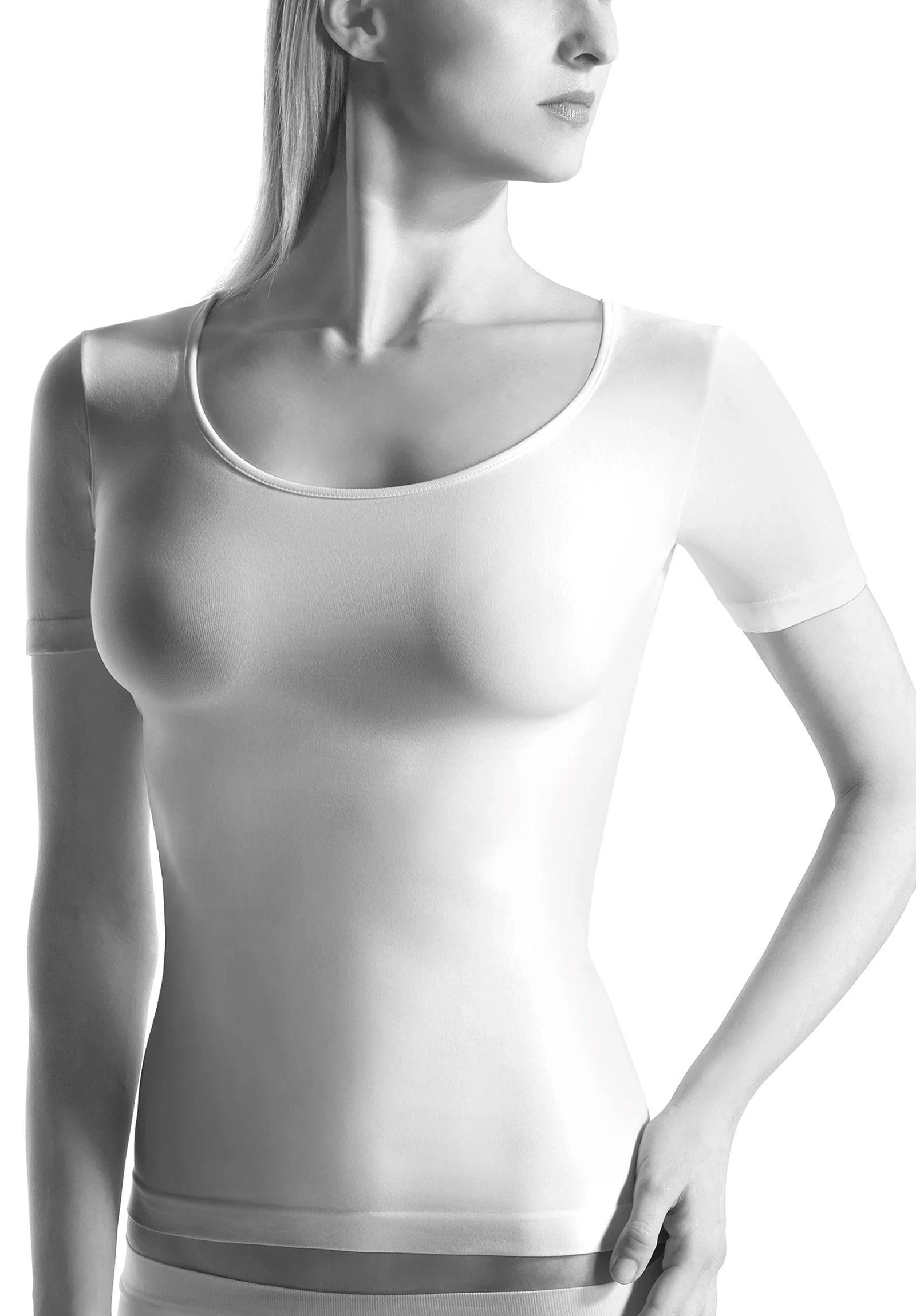 T-shirt Round Short Sleeves Dolcevita VOBS01047 1000 White