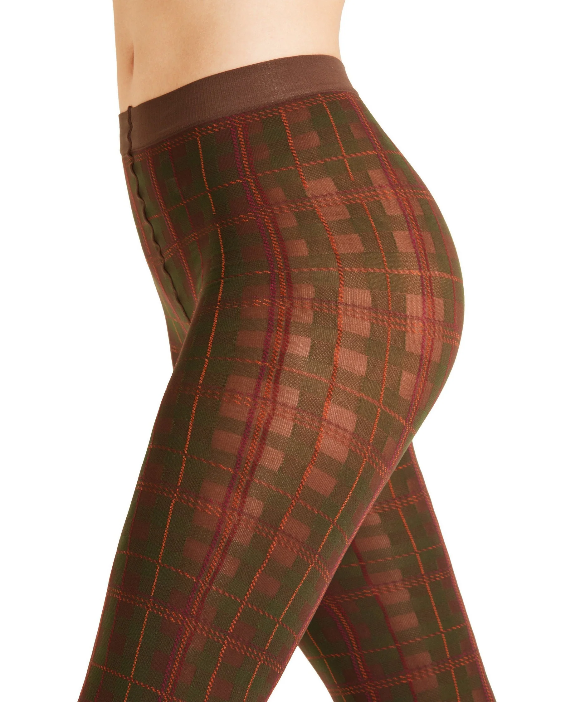 Tartan Legging 41144 5230 dark brown - Image 3