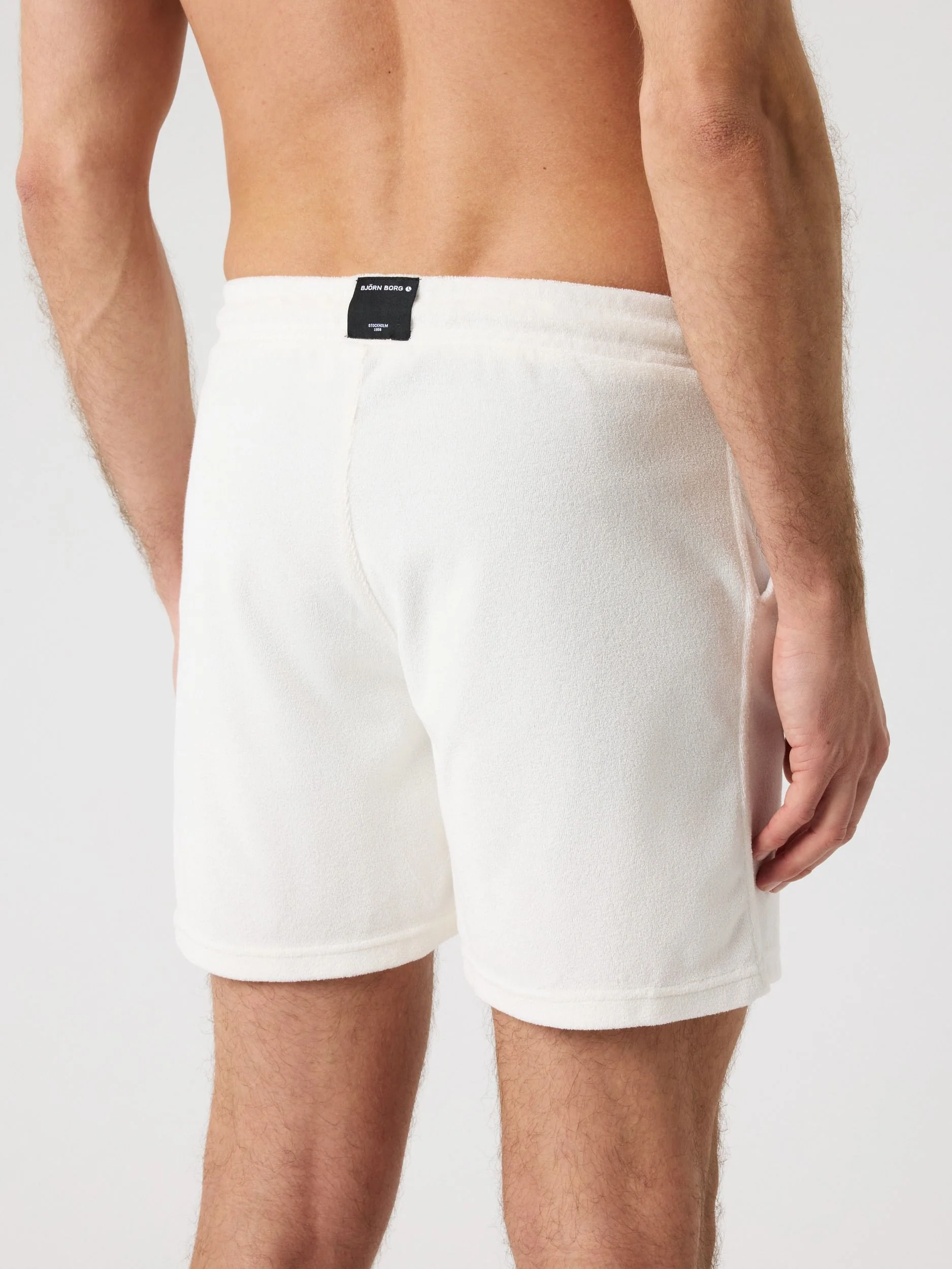 Toweling Pool Shorts 10004109 BE060 Tofu - Image 2