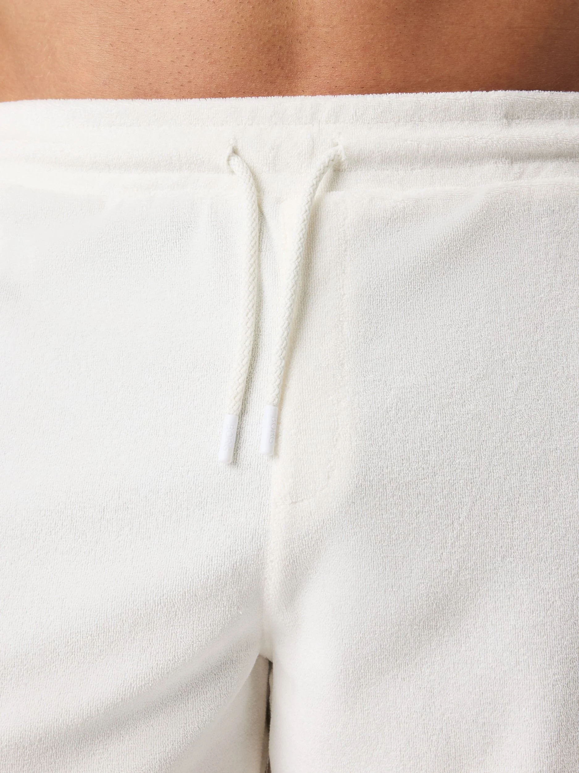 Toweling Pool Shorts 10004109 BE060 Tofu - Image 3