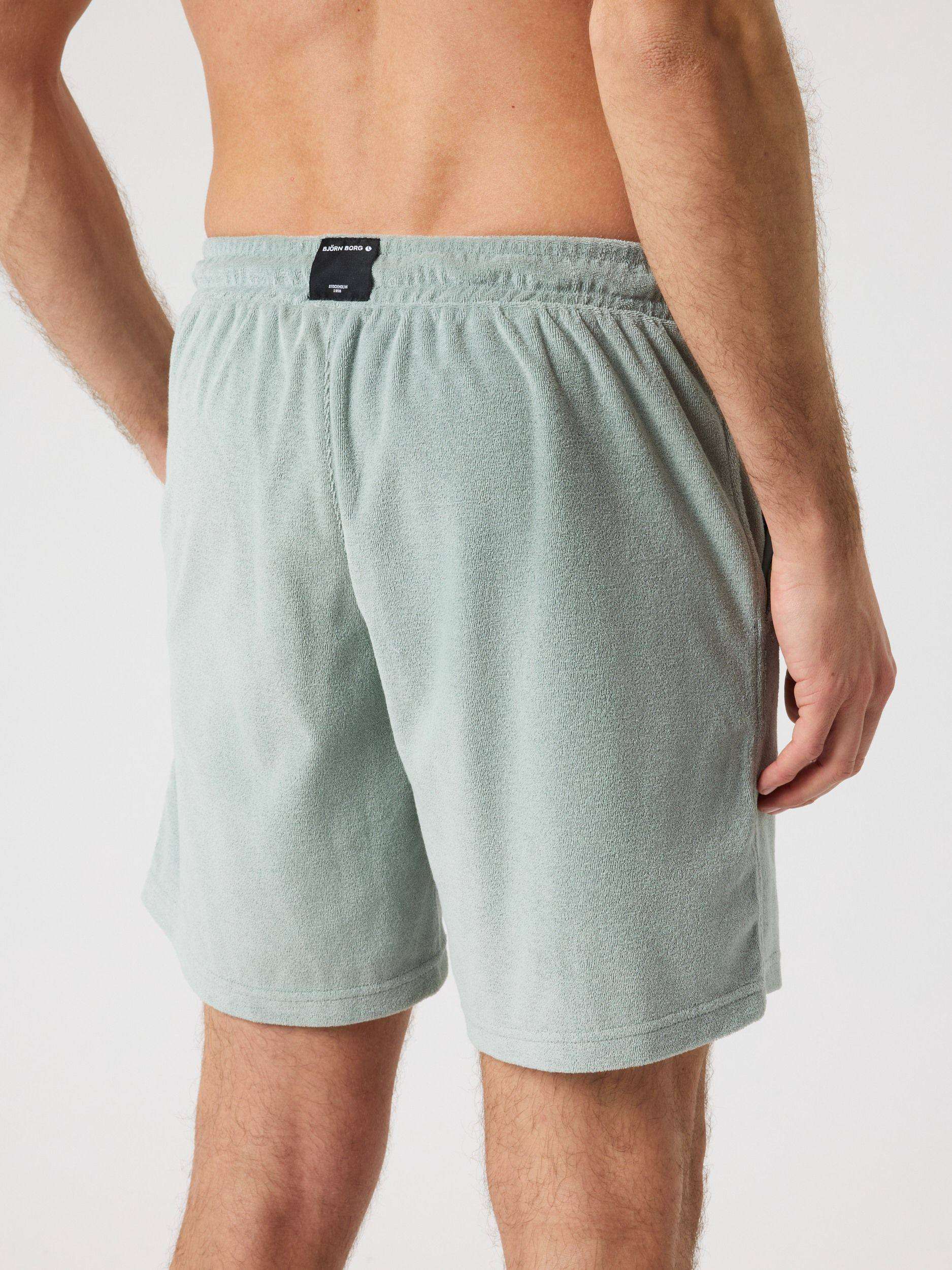 Toweling Pool Shorts 10004109 GY024 Slate Gray - Image 2