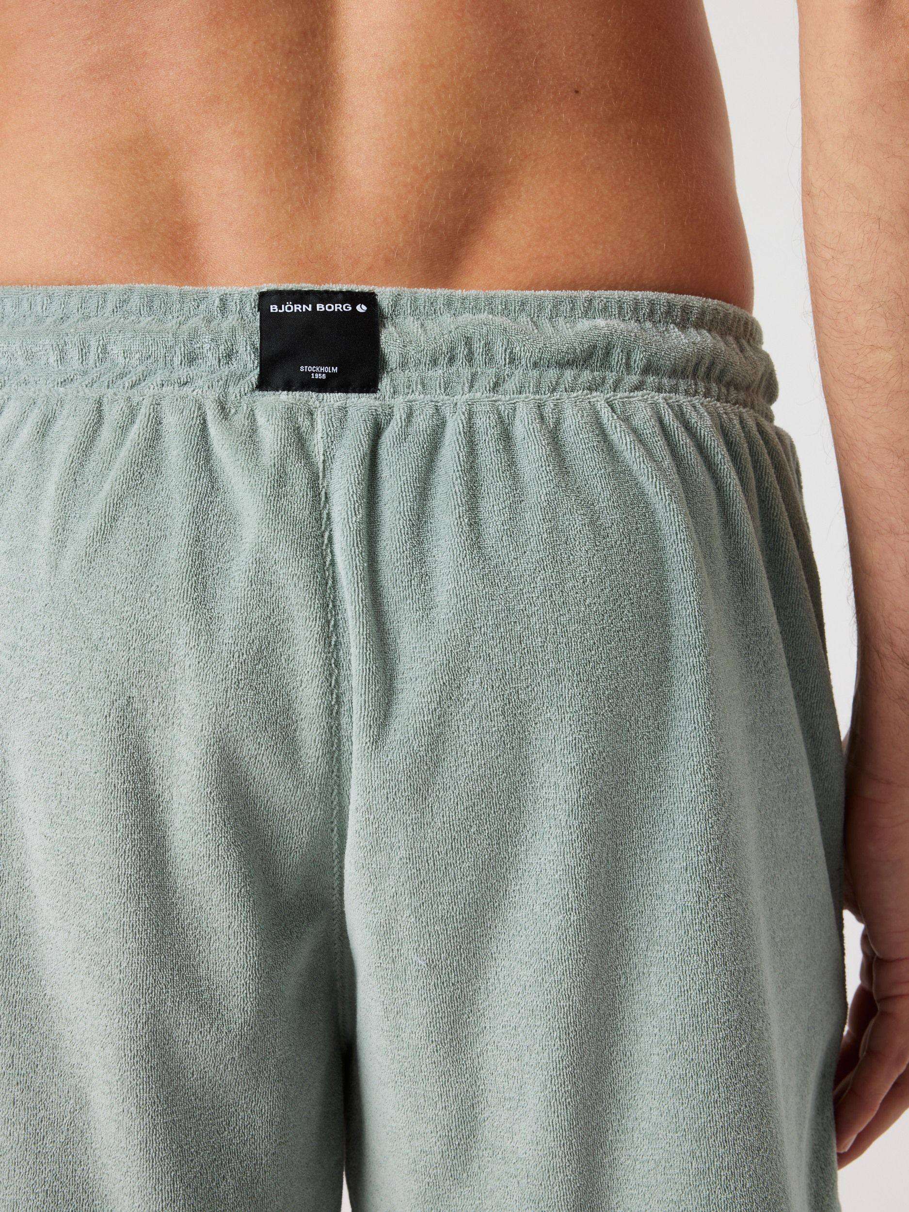 Toweling Pool Shorts 10004109 GY024 Slate Gray - Image 3