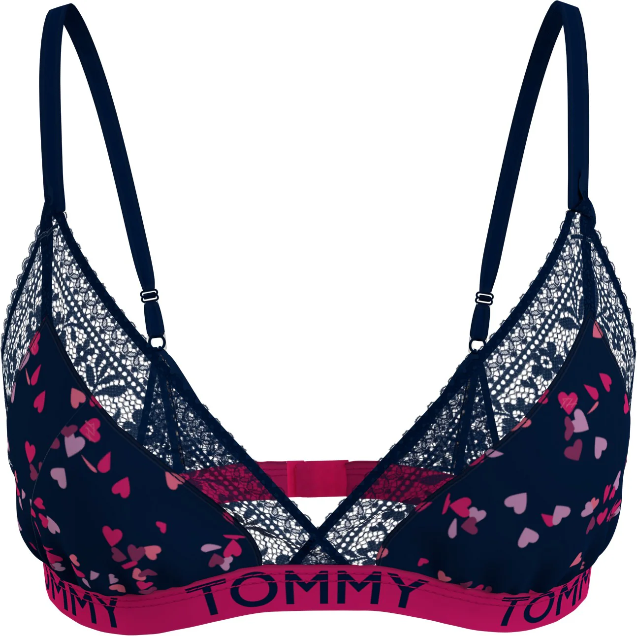Triangle Bra Print UW0UW03198 0GY Flutter Hearts