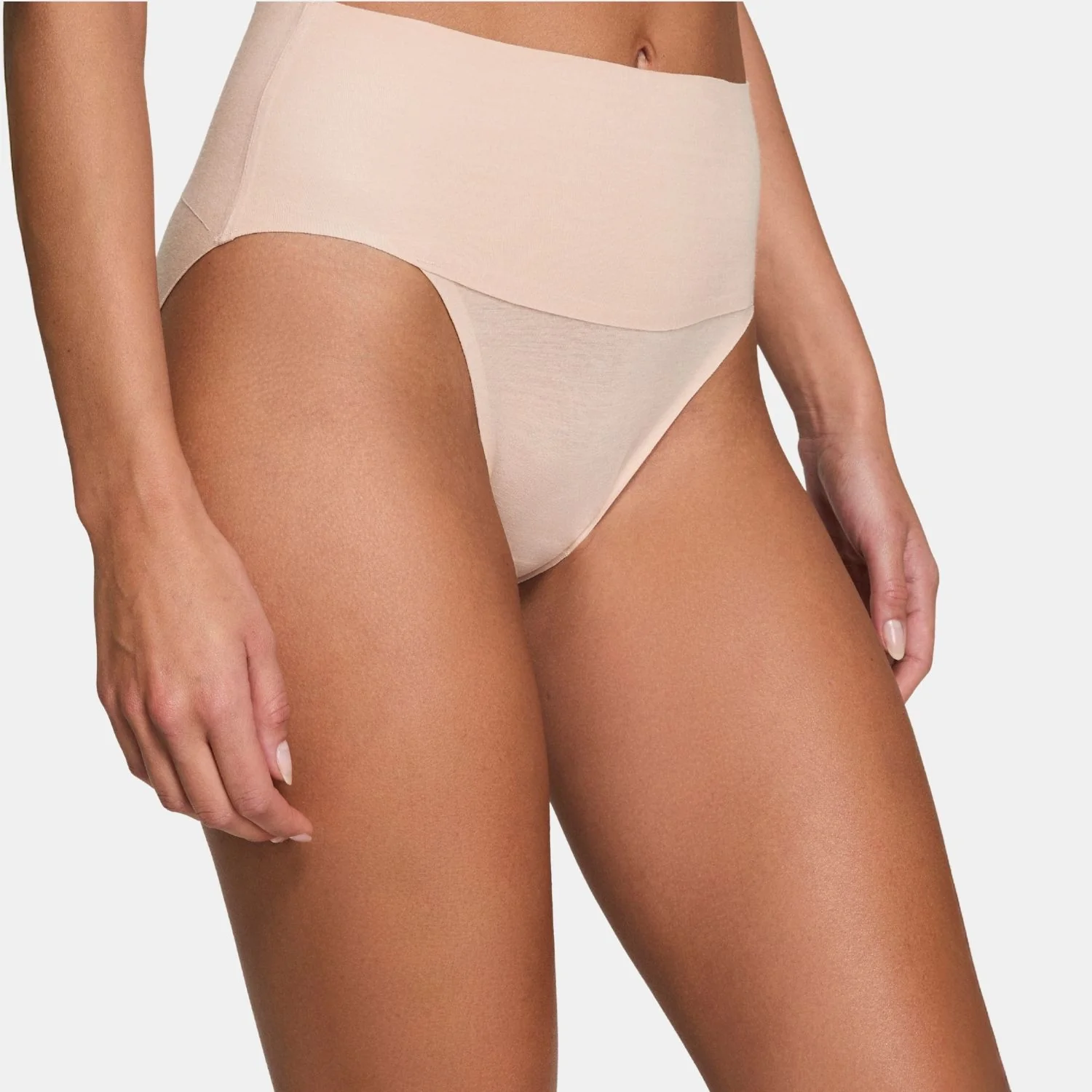 Undie-tectable Cotton Hi-Leg Slip 40142R 2119 Soft Nude *