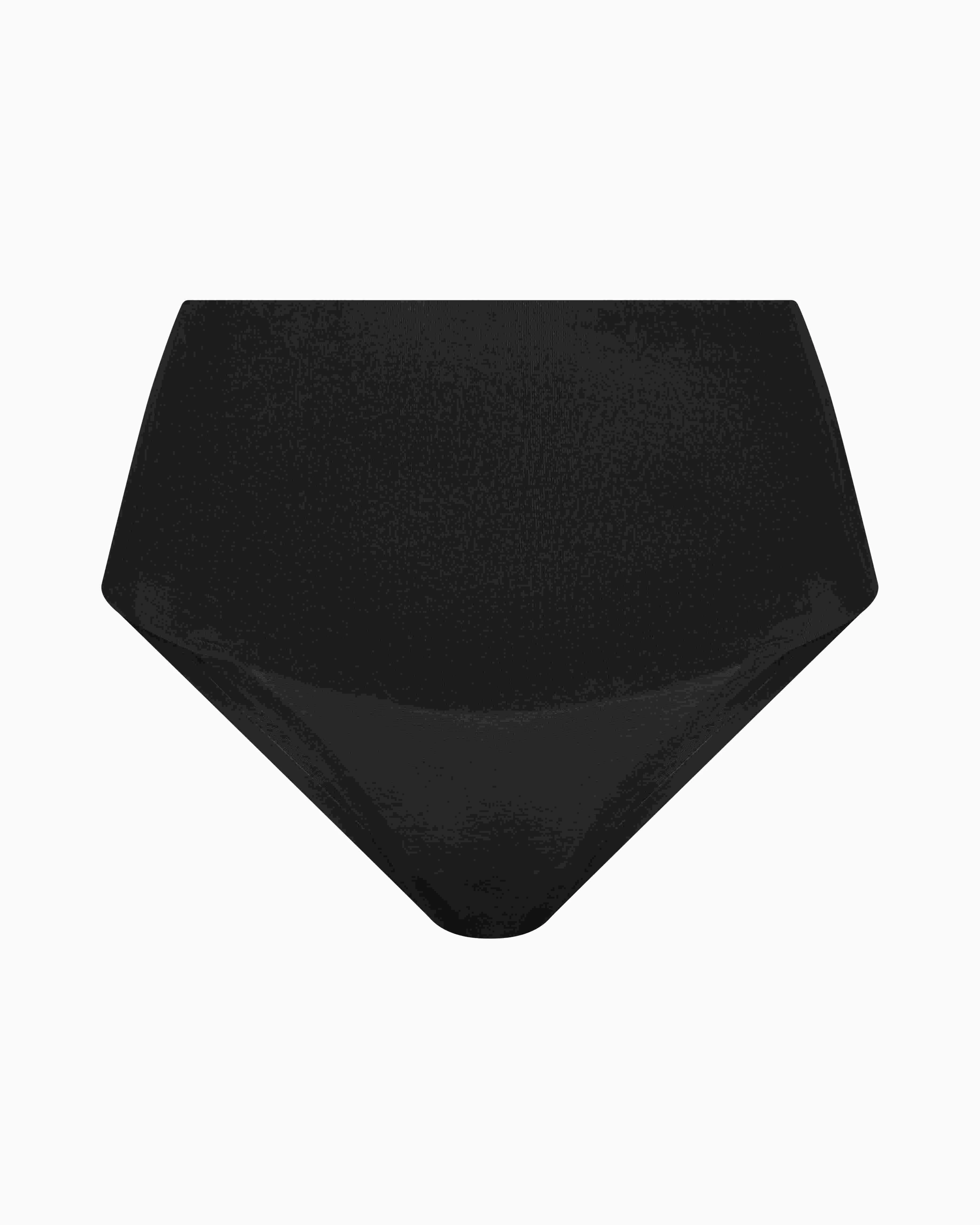 Undie-tectable Cotton Hi-Leg Slip 40142R 99990 Very Black - Image 3