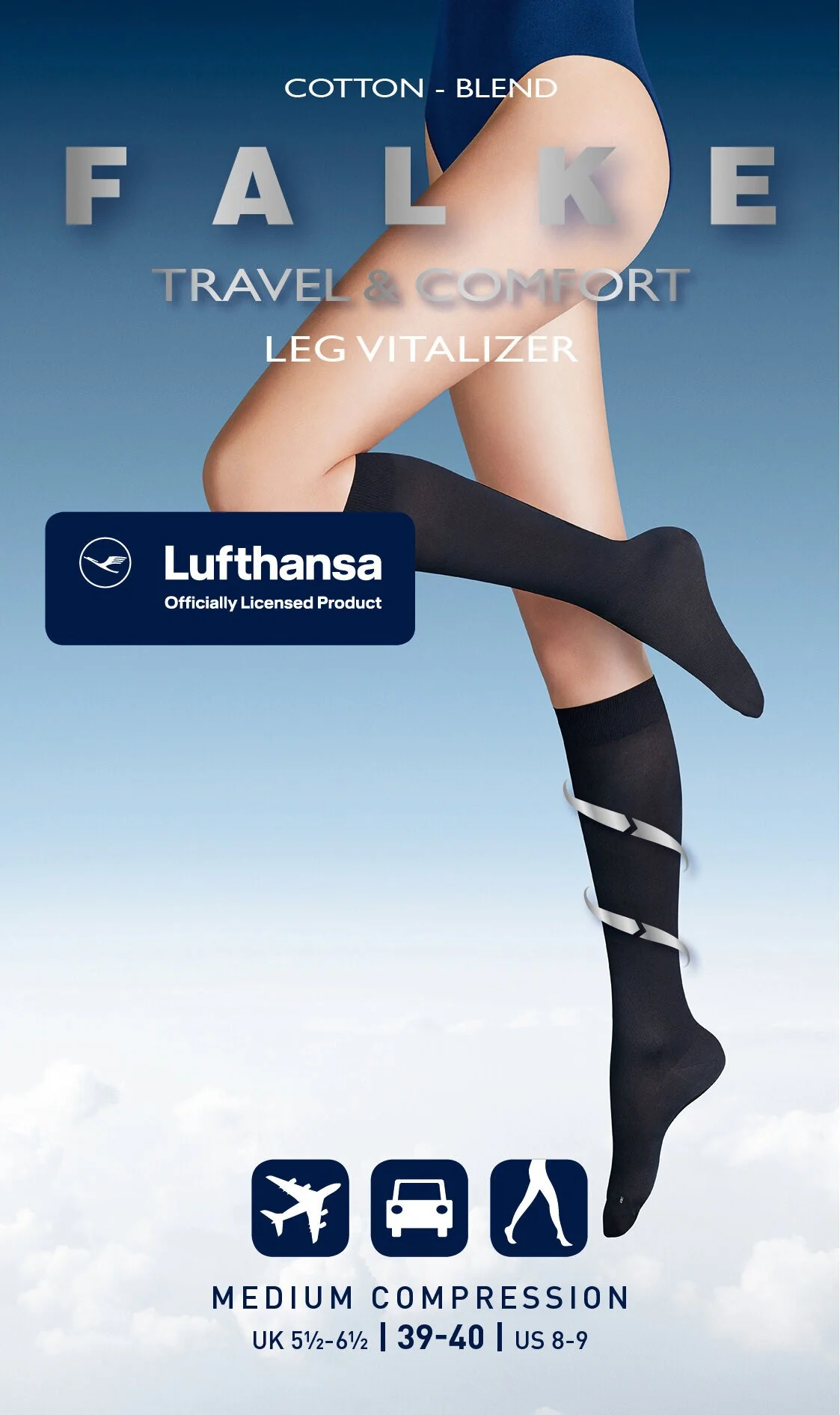 Vitalizer Dames Kniekousen 46866 6379 dark navy - Image 3