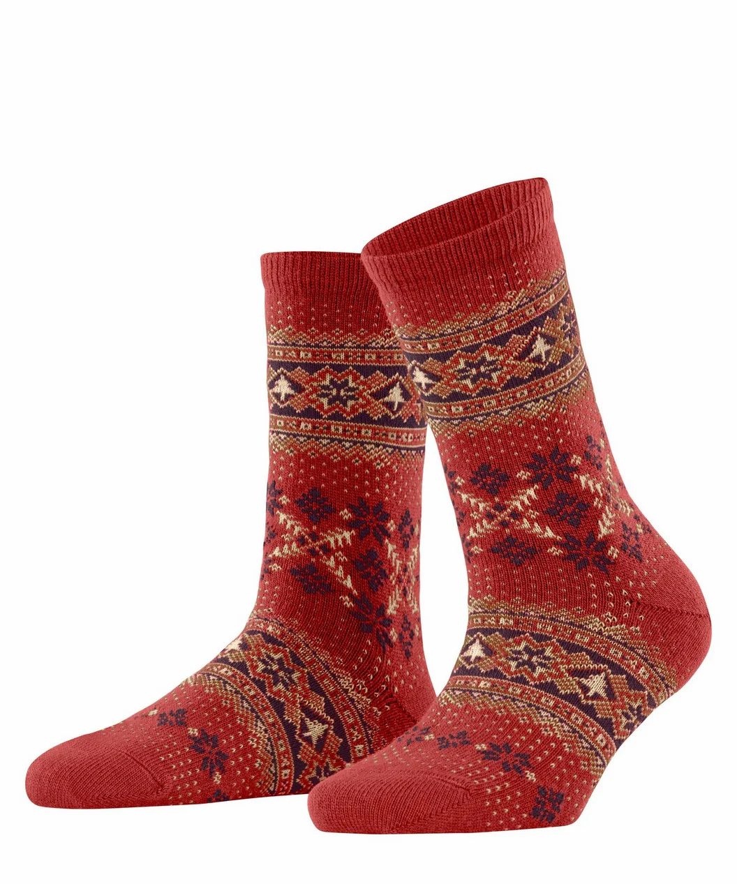 Winter Holiday Sok 46442 8784 red